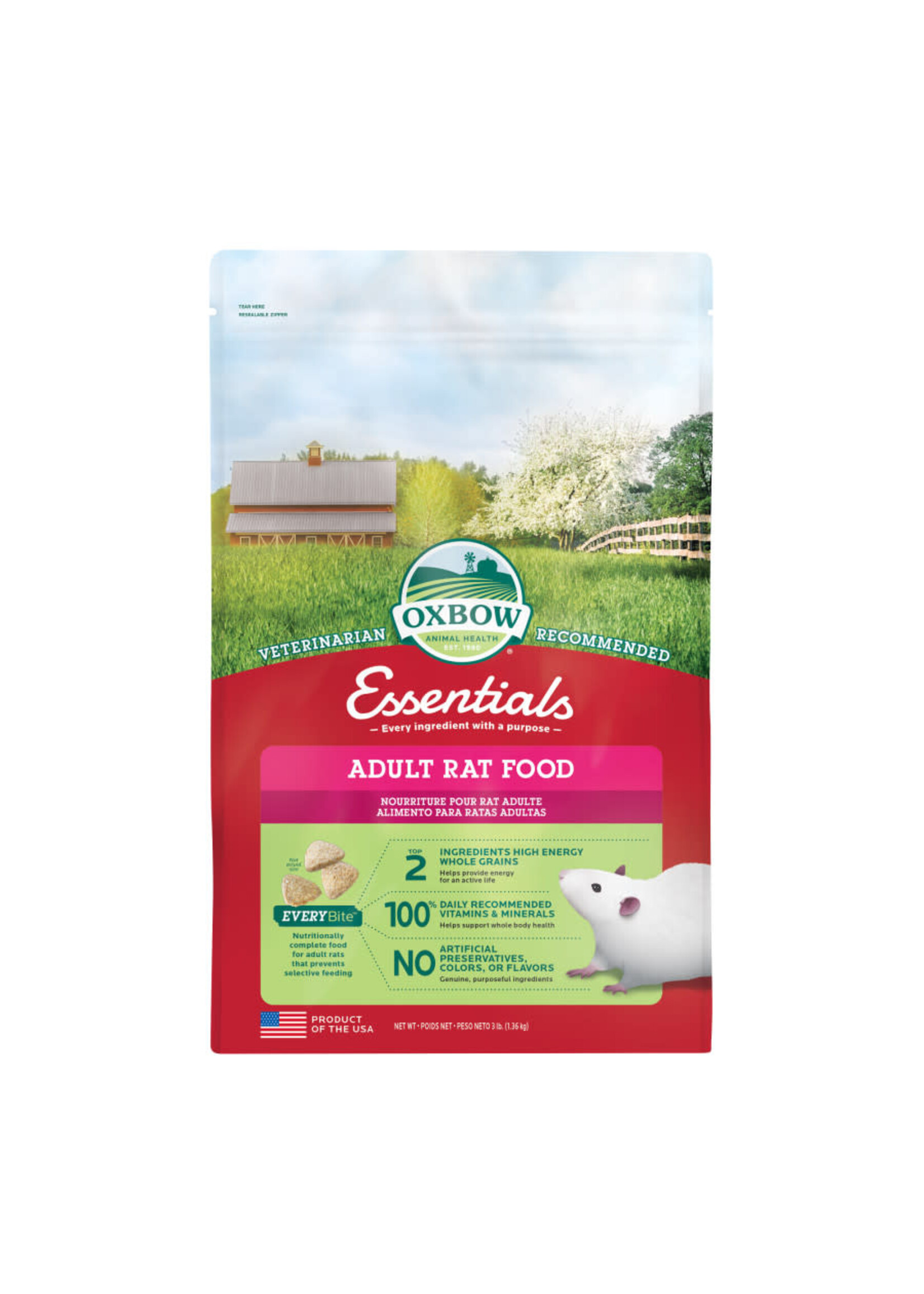 ADULT RAT FOOD 3 LB