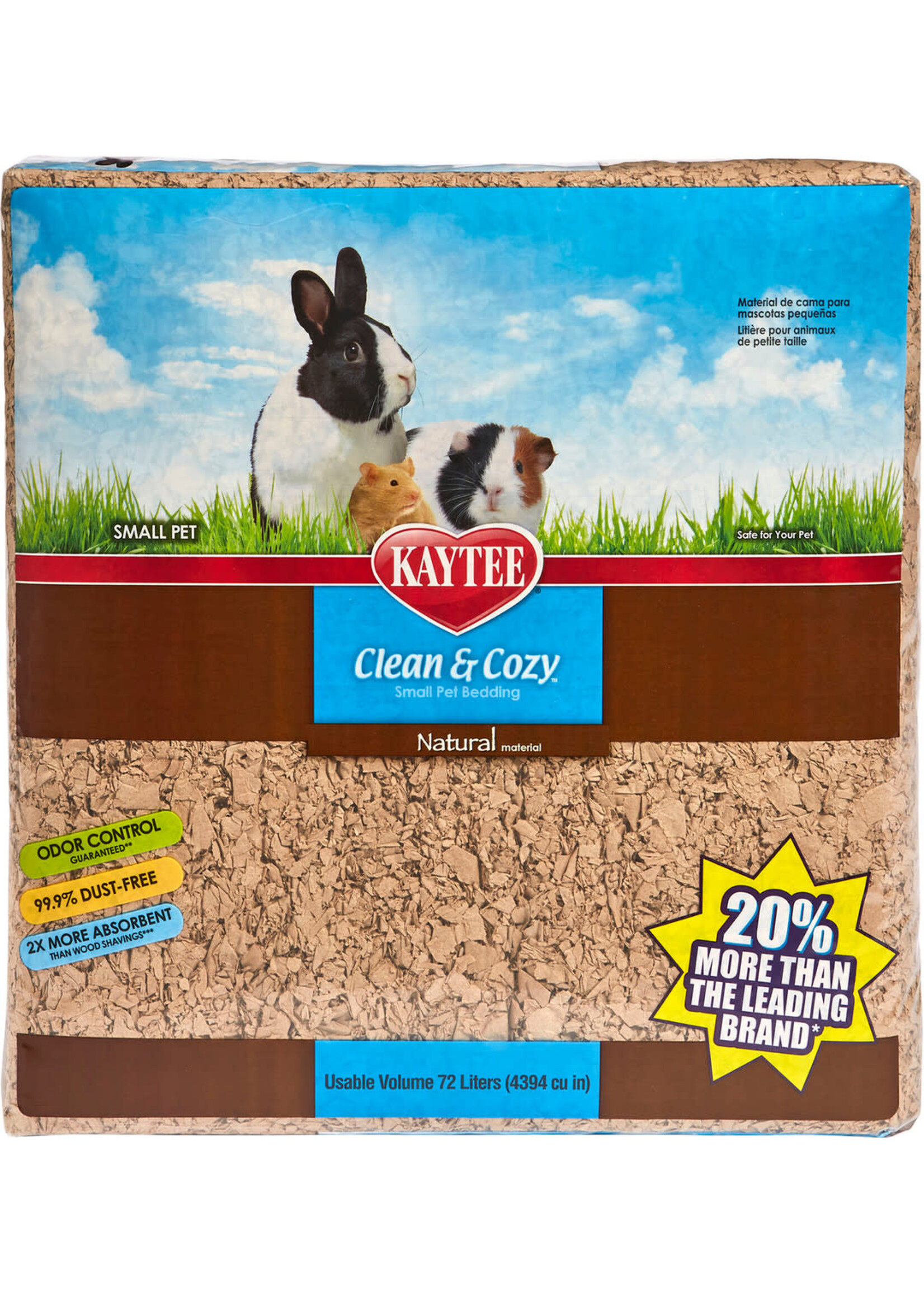 BEEDING CLEAN COZY NATURAL 72 L