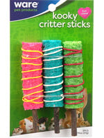 Ware Pet Products WARE KOOKY CRITTER STICKS 3 PC