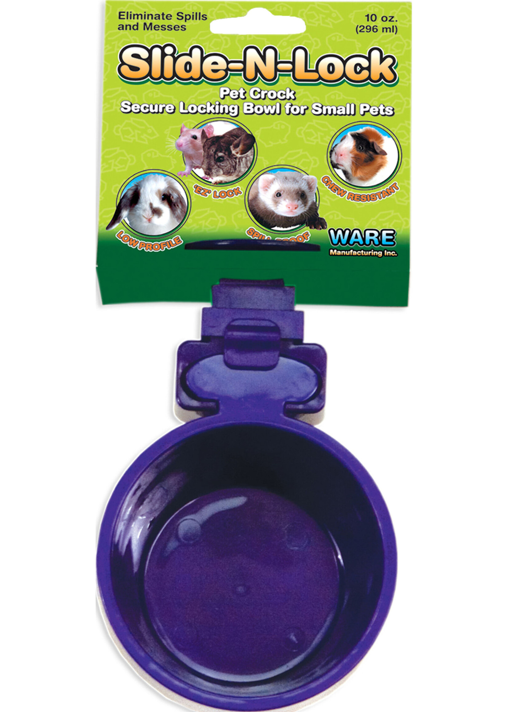 Ware Pet Products SLIDE-N-LOCK PET CROCK