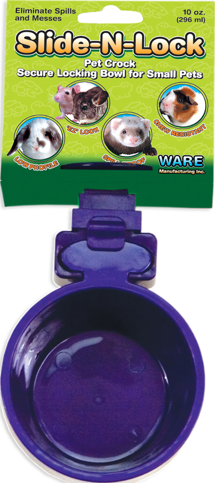 SLIDE-N-LOCK PET CROCK
