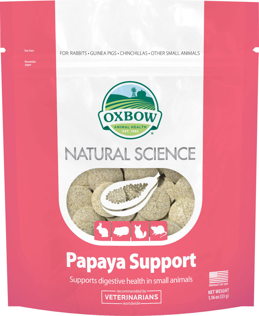 NATURAL SCIENCE PAPAYA SUPPORT SUPPLEMENT 1.16 OZ