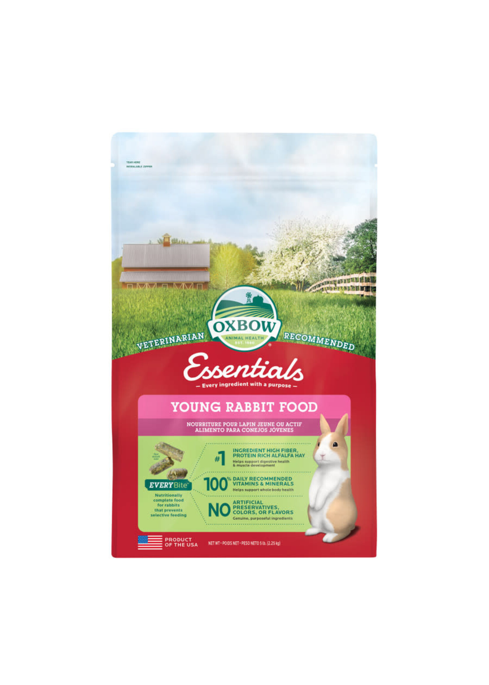 OXBOW YOUNG RABBIT FOOD 5LB