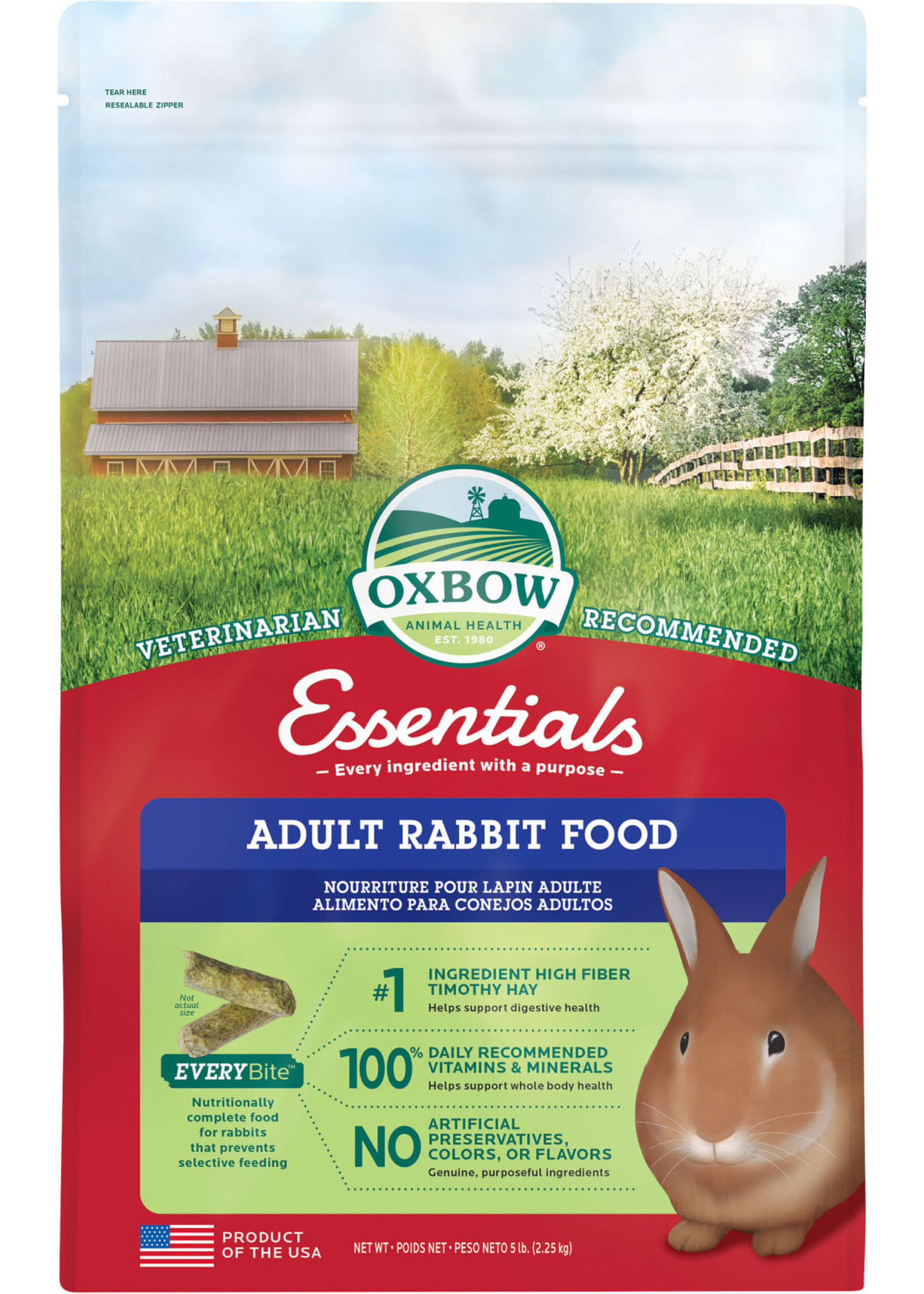 ADULT RABBIT FOOD 5 LB