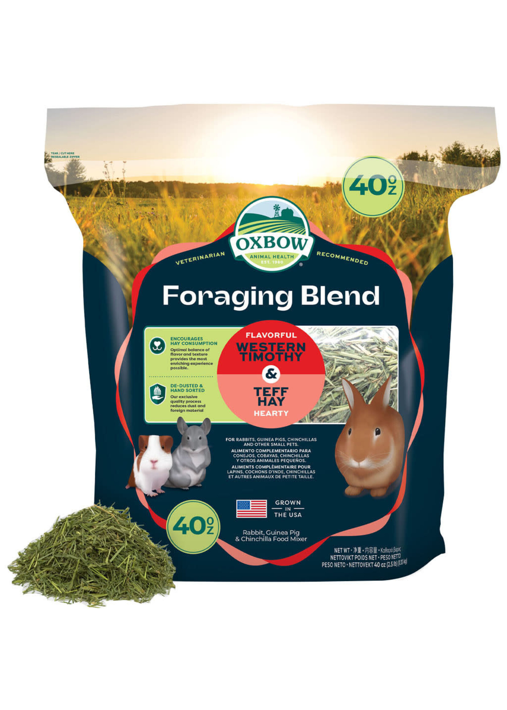 FORAGING HAY BLEND 40 OZ