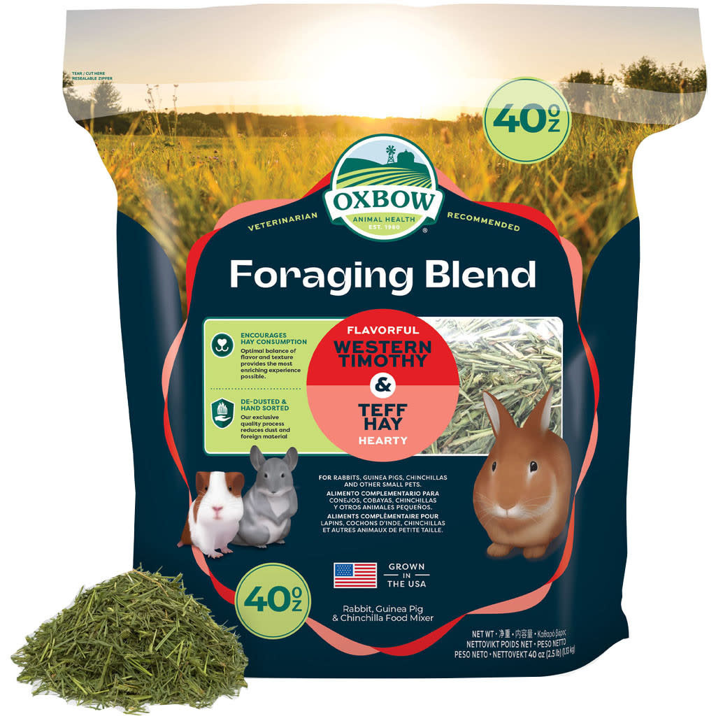 FORAGING HAY BLEND 40 OZ
