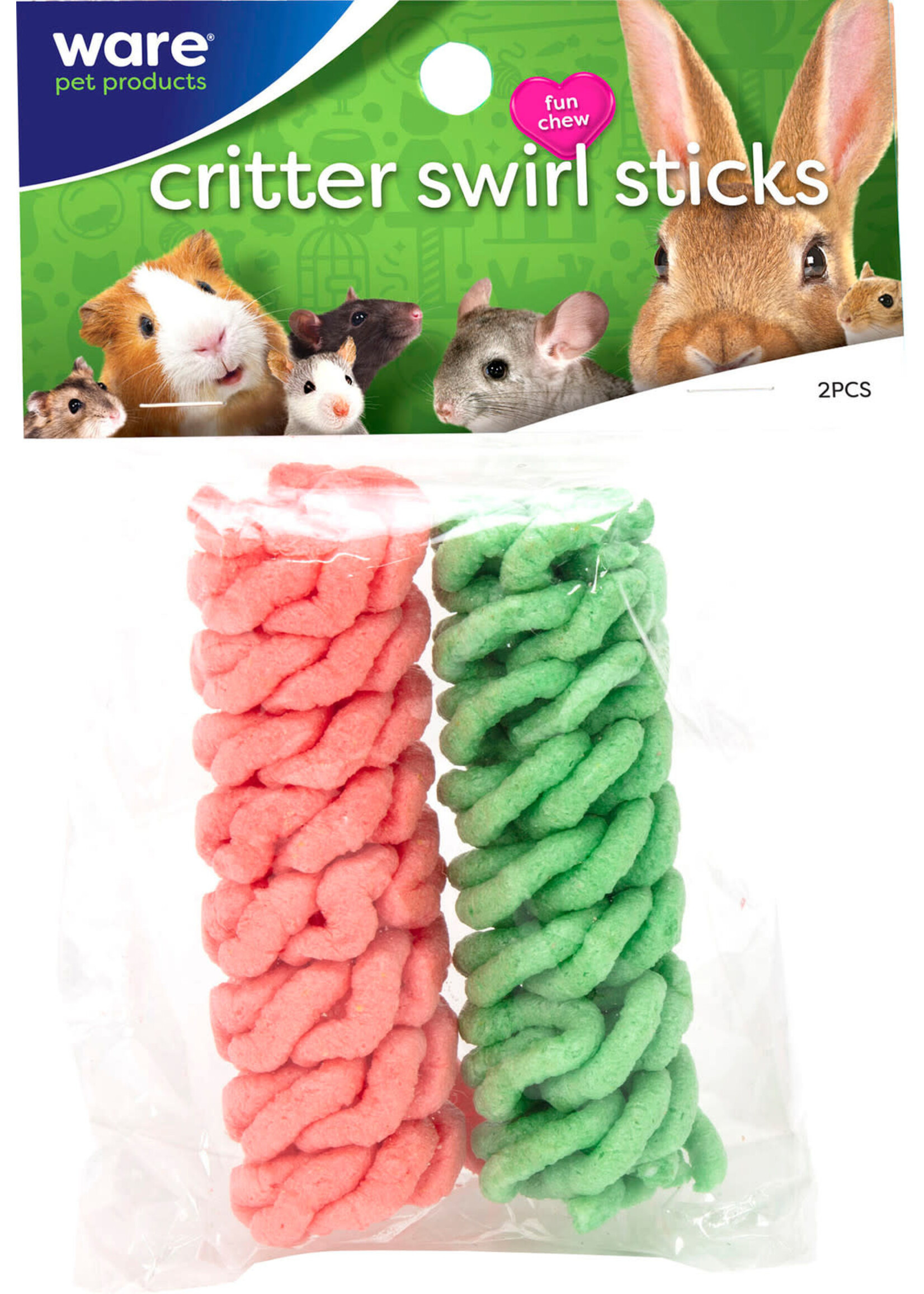 Ware Pet Products CRITTER SWIRL STICKS