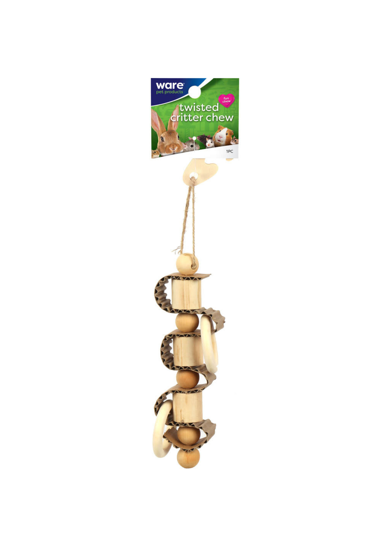 Ware Pet Products TWISTED CRITTER SMALL ANIMAL CHEW