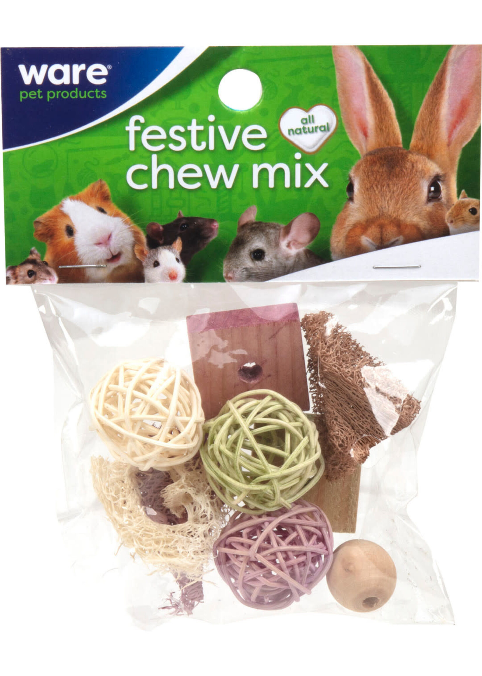 Ware Pet Products FESTIVE CHEW MIX
