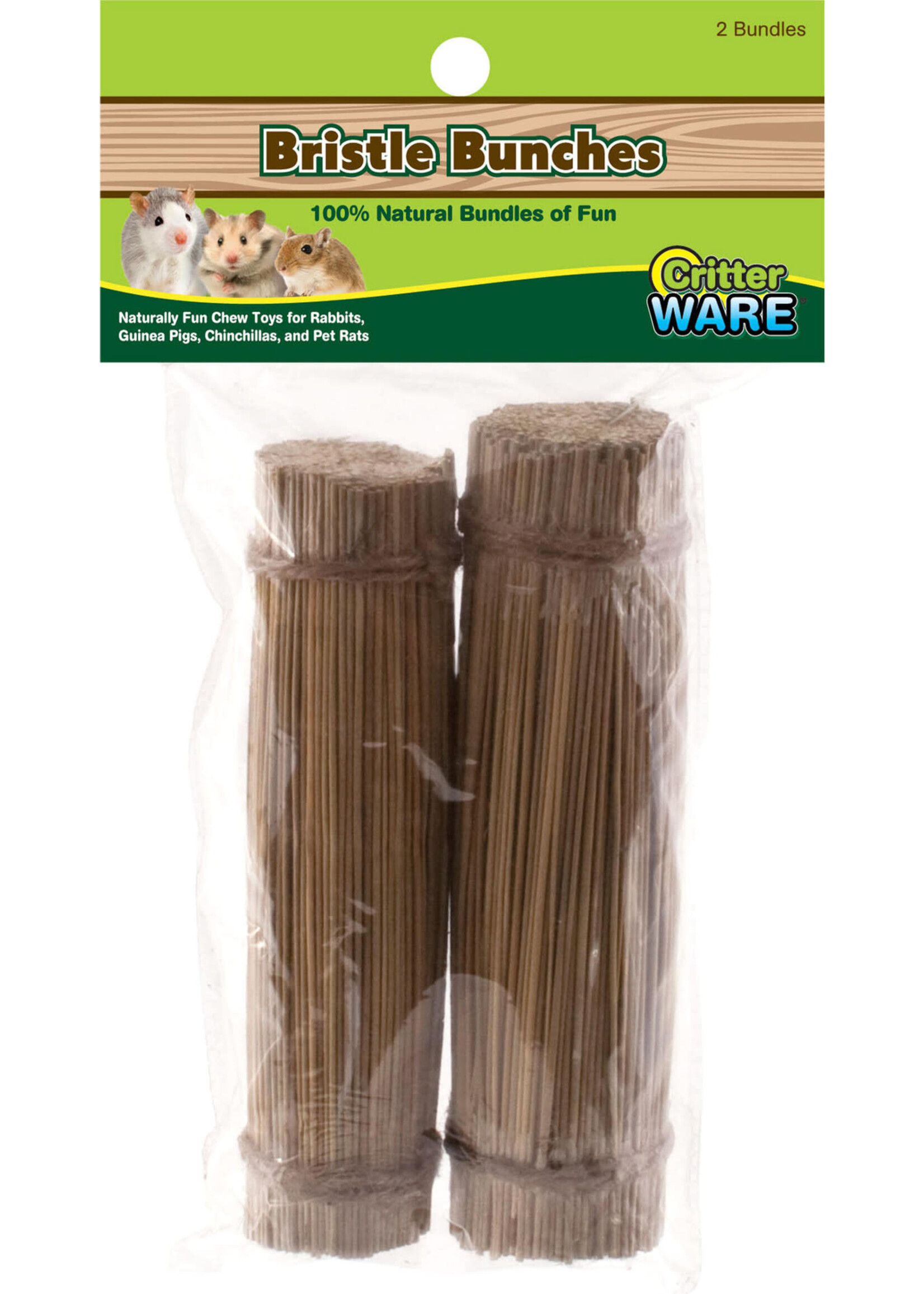 Ware Pet Products BRISTLE BRUNCHES FOR SMALL ANIMALS 2 PK