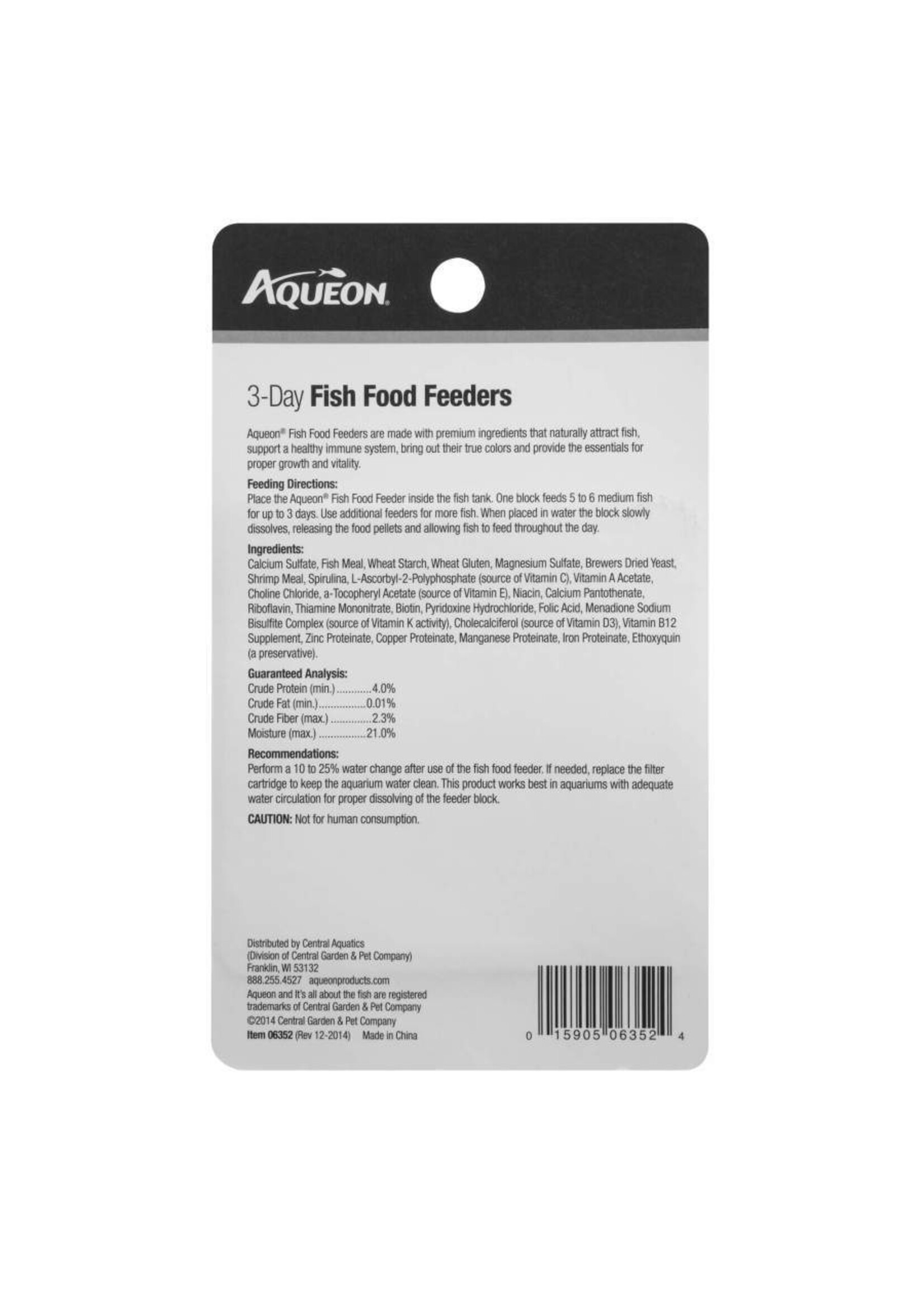 Aqueon VACATION FEEDER 3 DAY 4 PK