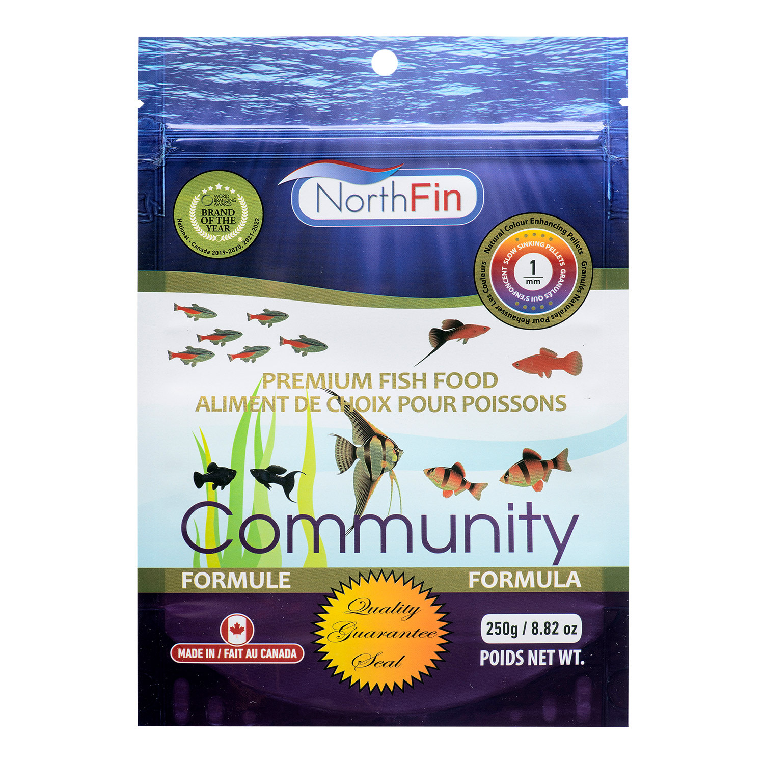 COMMUNITY FORMULA 1 MM SINKING PELLET 250G