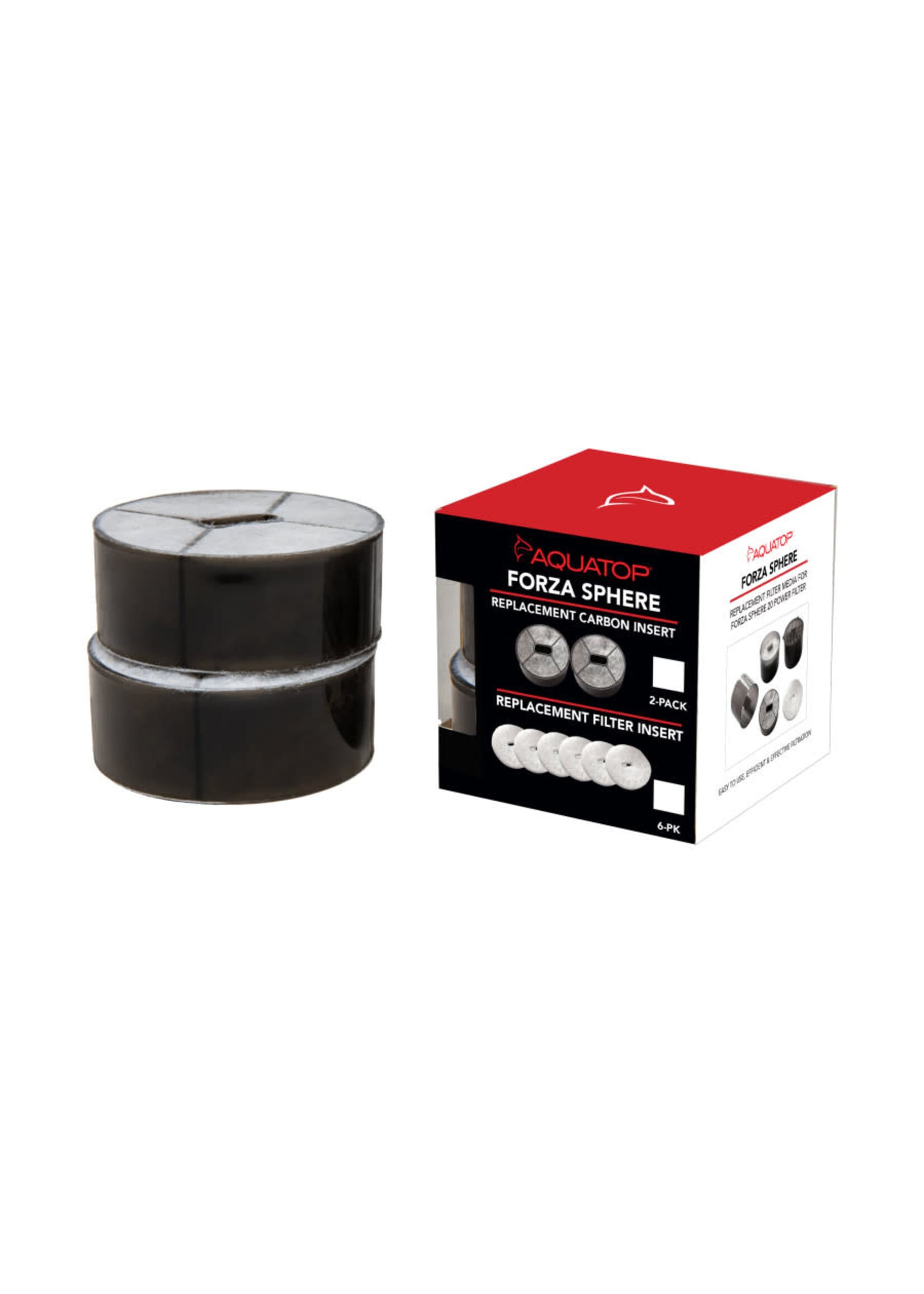 Aquatop FORZA SPHERE 20 REPLACEMENT CARBON INSERT 2 PK