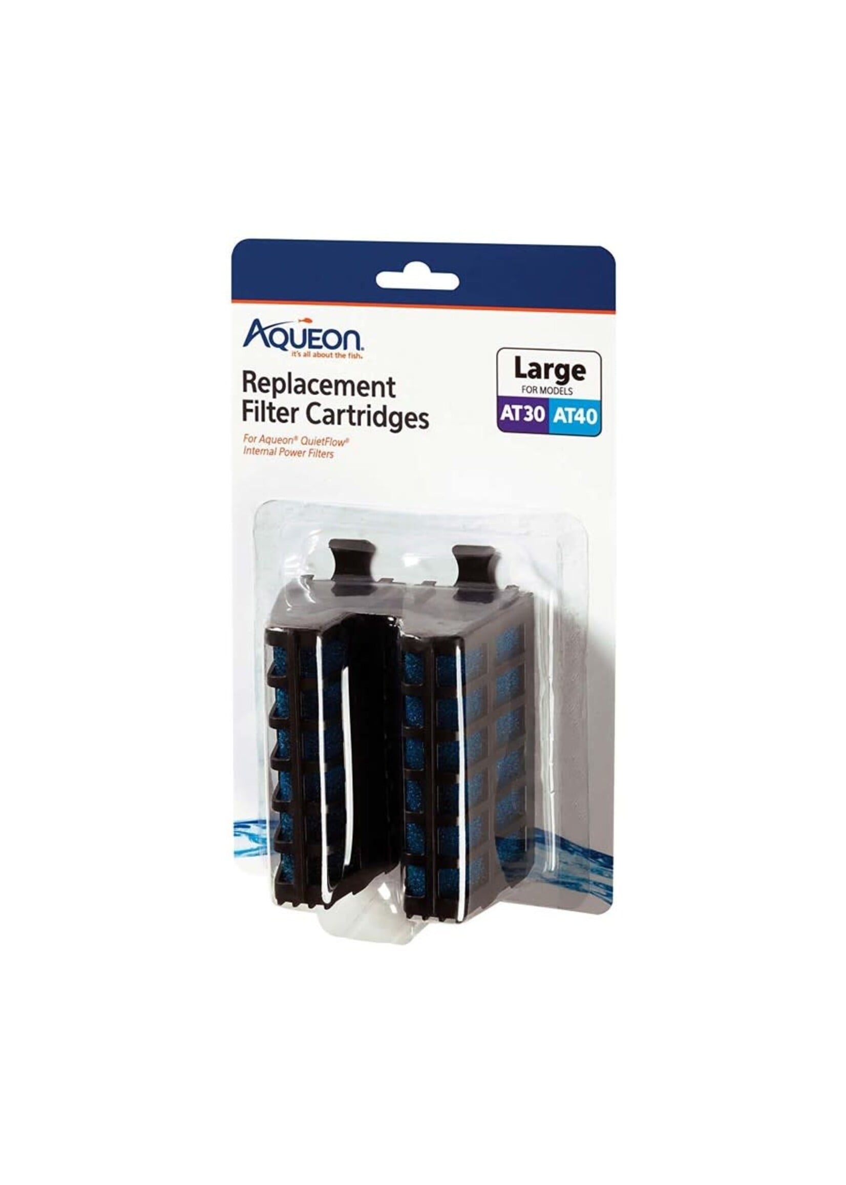 Aqueon CARTRIDGE INTERNAL FILTER AT30 - AT40 2 PK