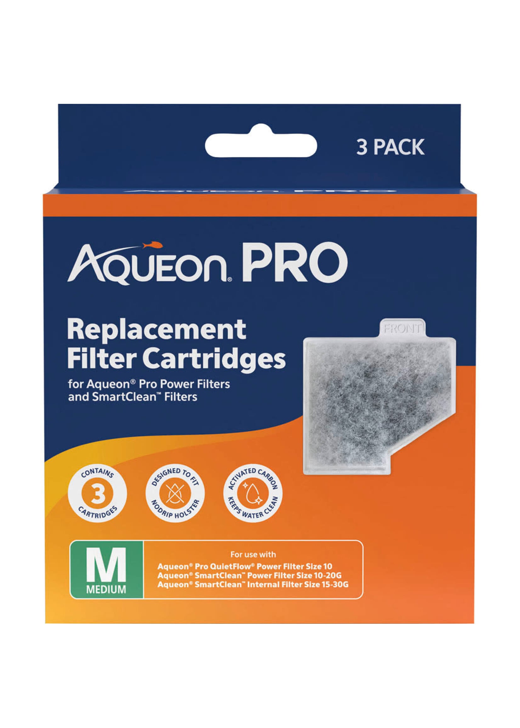 Aqueon PRO REPLACEMENT FILTER CARTRIDGE LARGE 3 PK