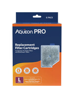 Aqueon PRO REPLACEMENT FILTER CARTRIDGE LARGE 6 PK