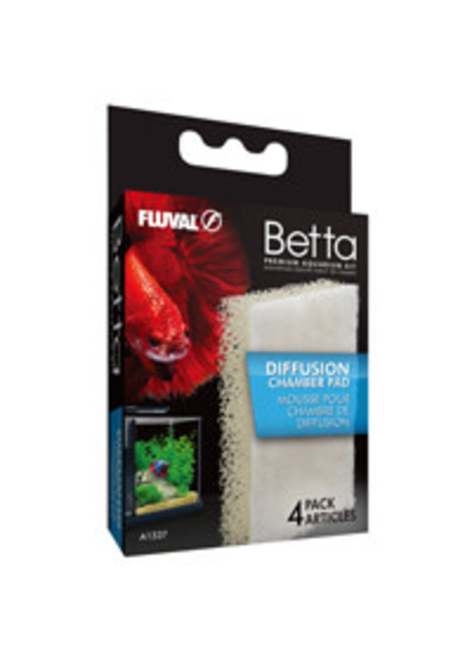 Fluval BETTA DIFFUSION CHAMBER PAD 4 PK