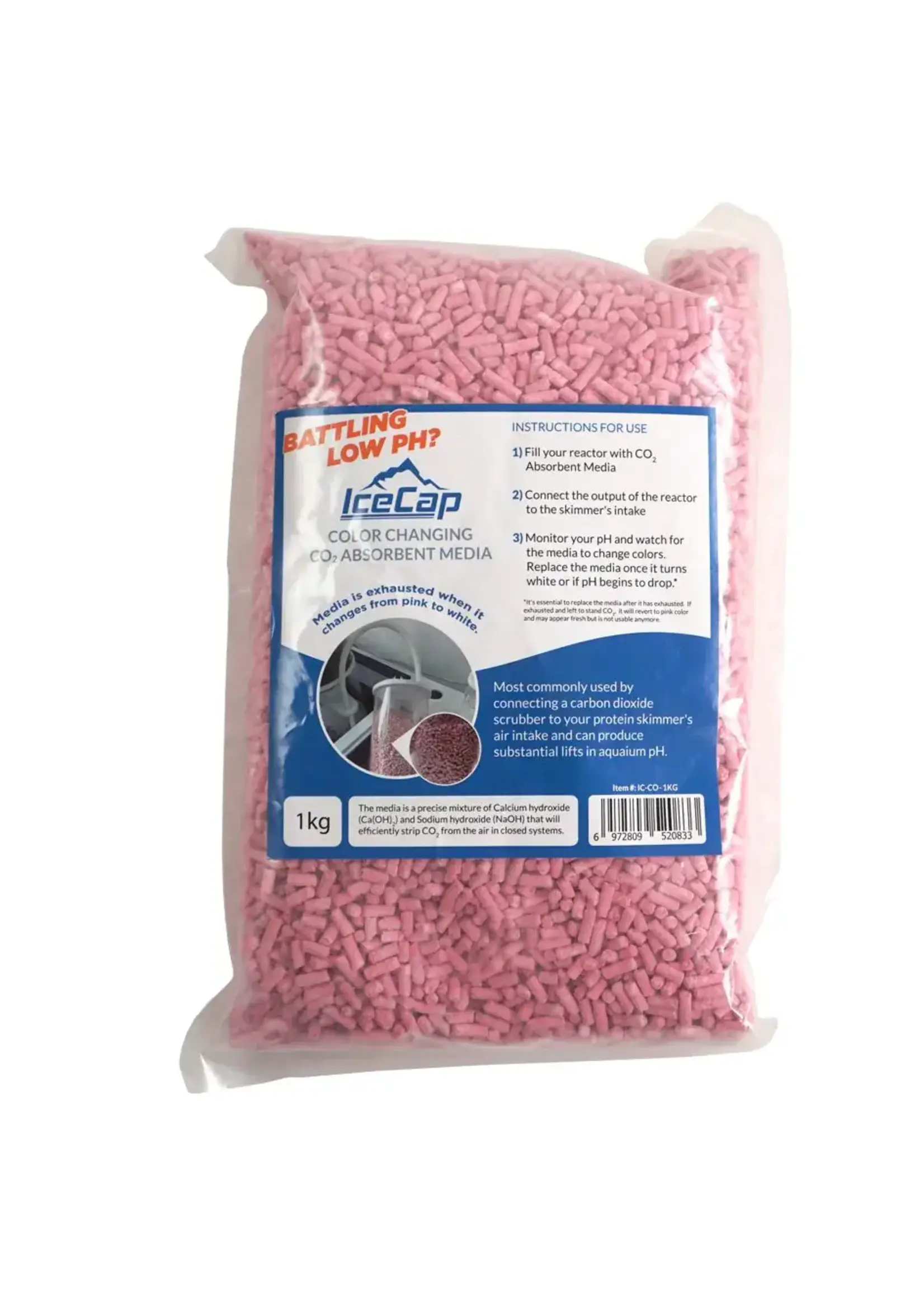 IceCap CO2 SCRUBBER COLOR CHANGING ABSORBENT MEDIA 1 KG