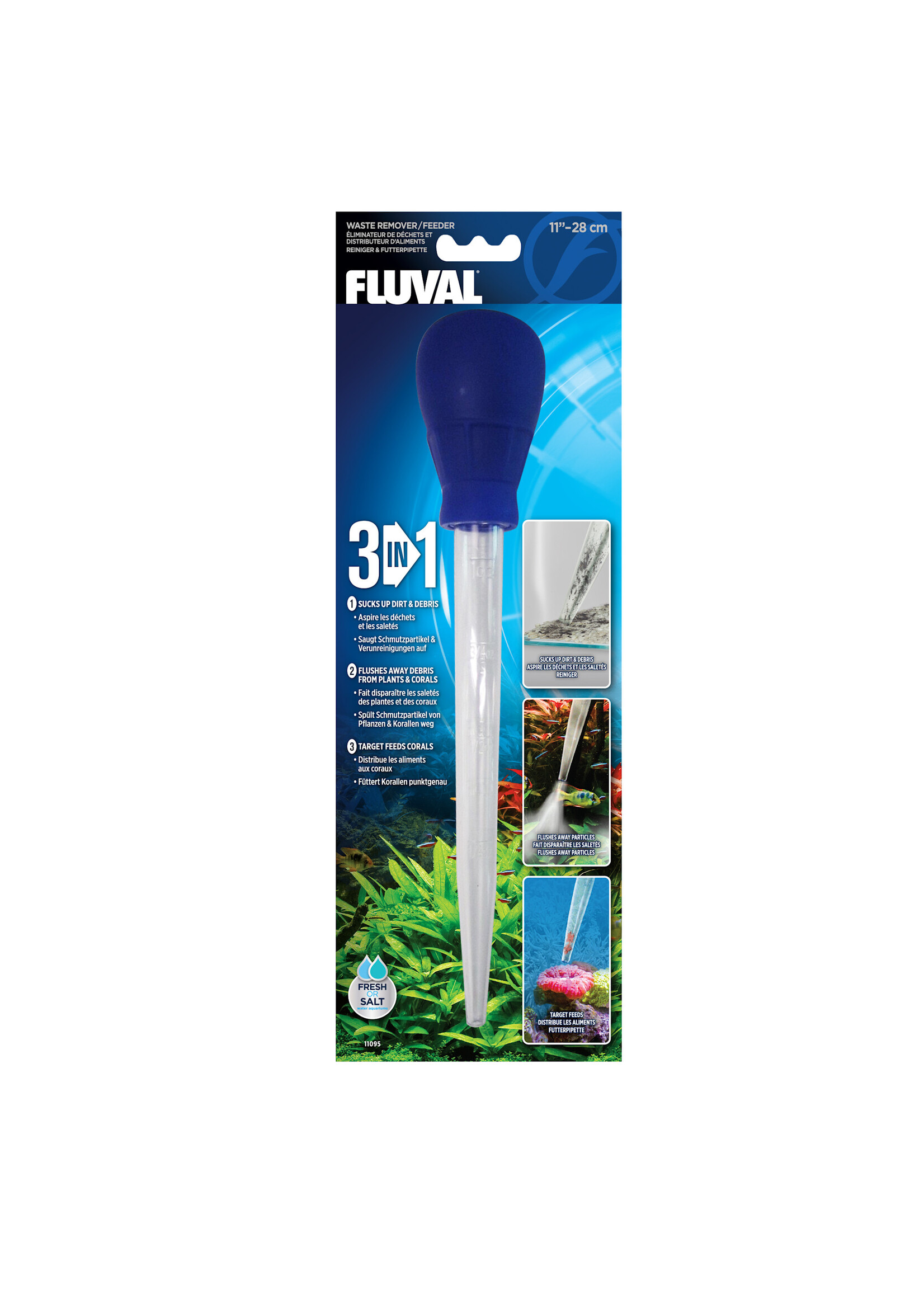 Fluval 3-1 WASTE REMOVER 11"