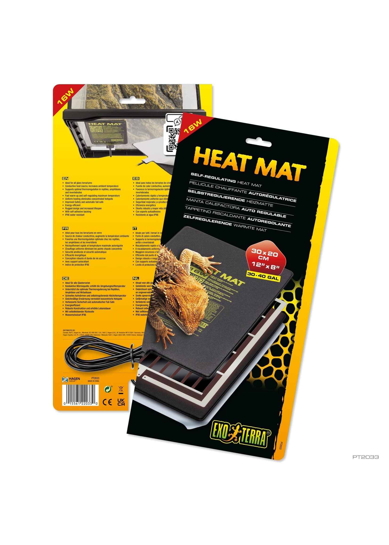 Exo Terra HEAT MAT 16 WATT 30-40 GALLON