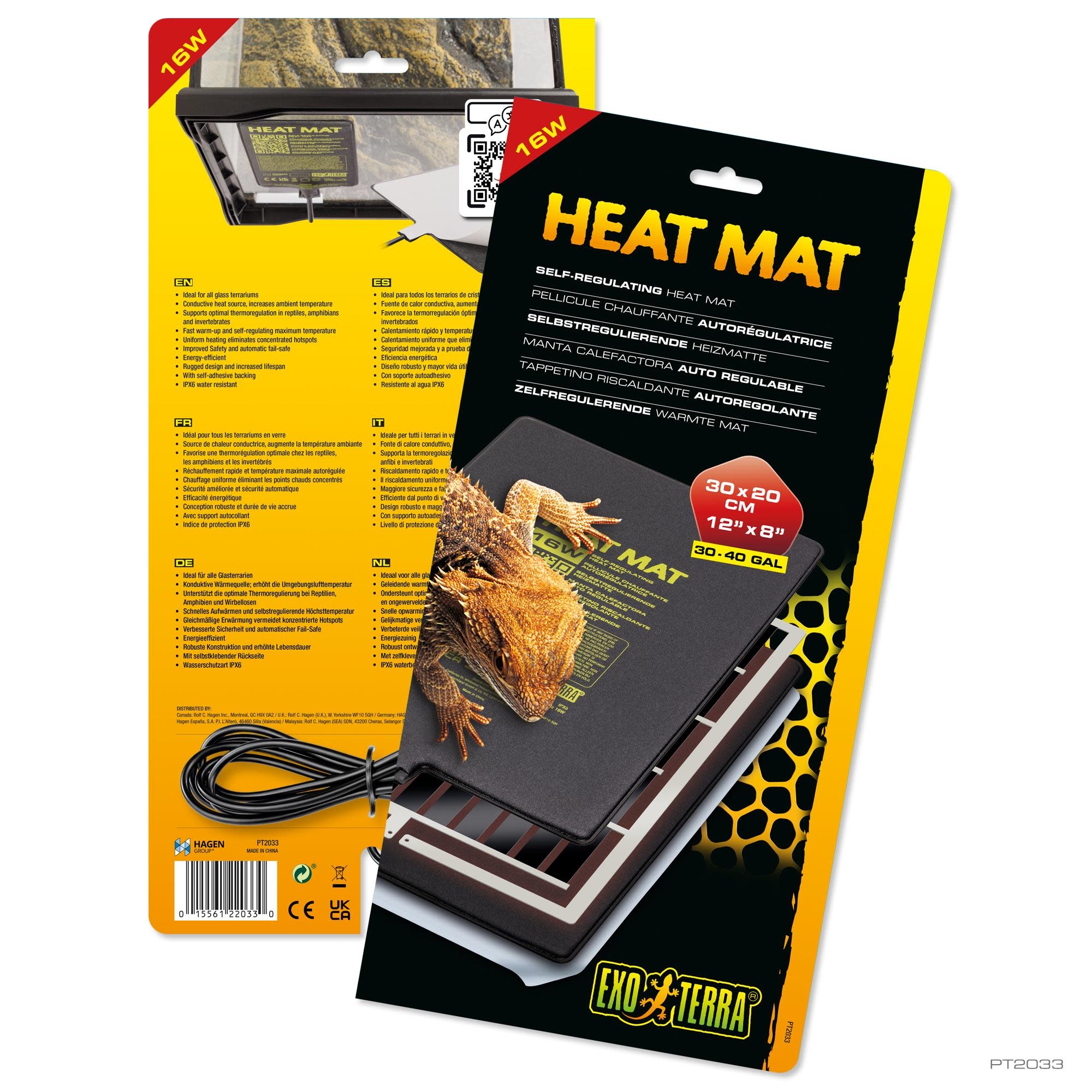 HEAT MAT 16 WATT 30-40 GALLON