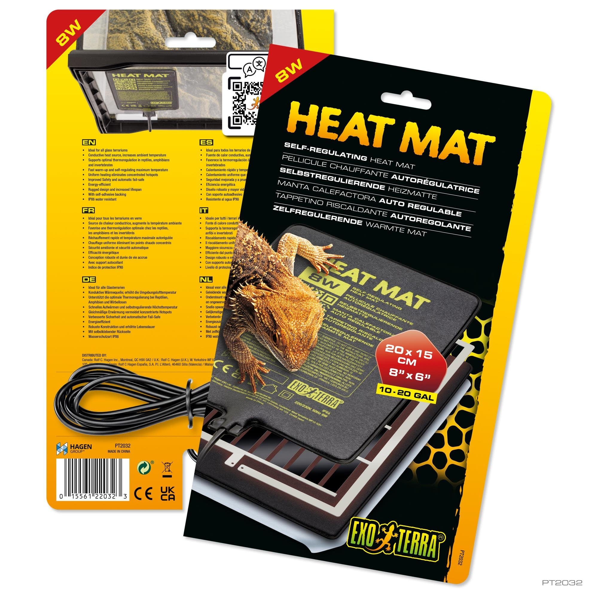 HEAT MAT 10-20 GALLON 8 WATT
