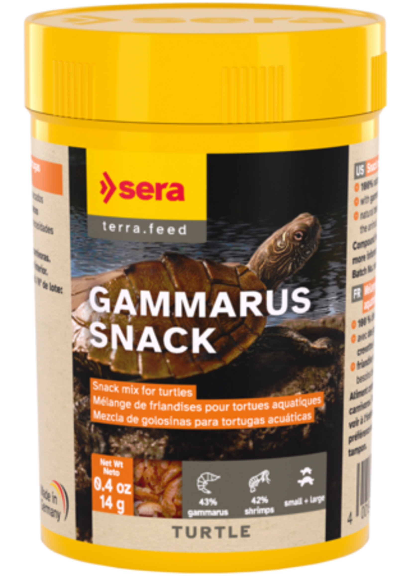 Sera TURTLE GAMMARUS SNACK 14 G
