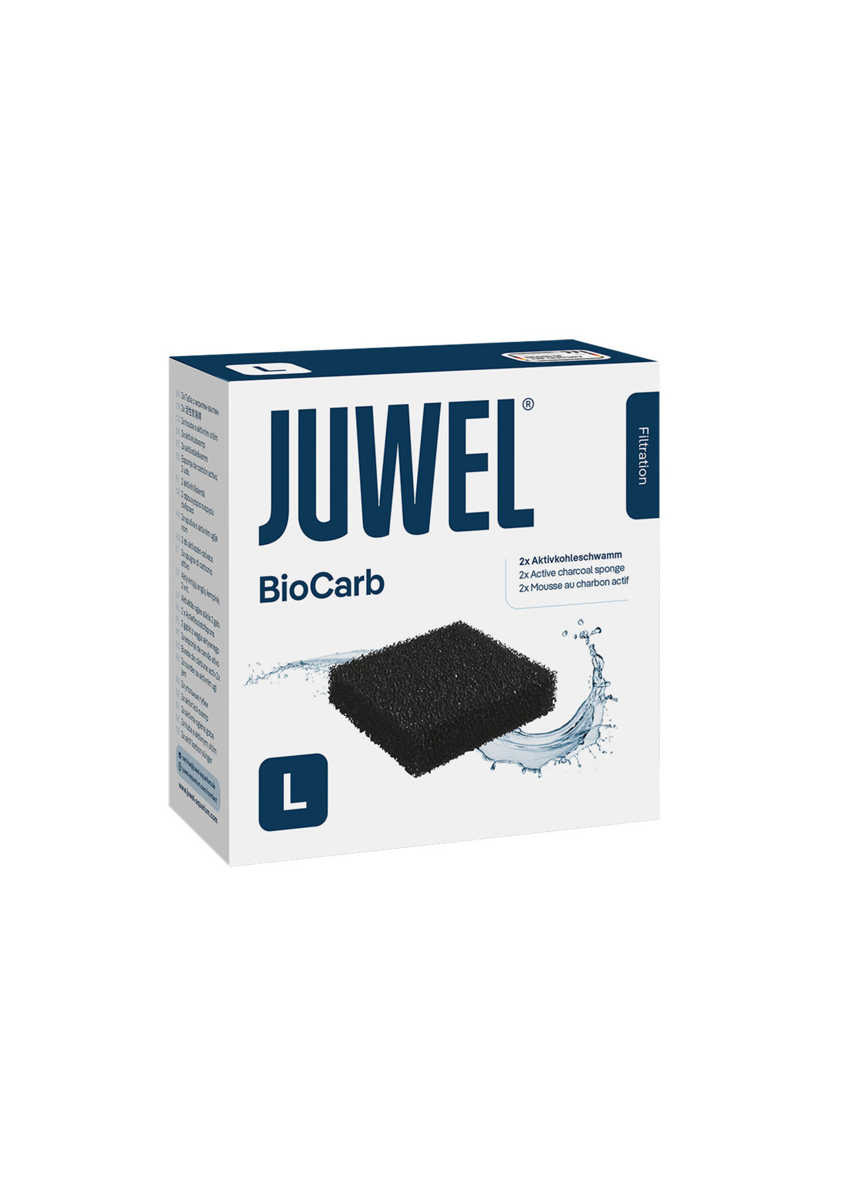 BIO CARB ACTIVE CHARCOAL SPONGE L