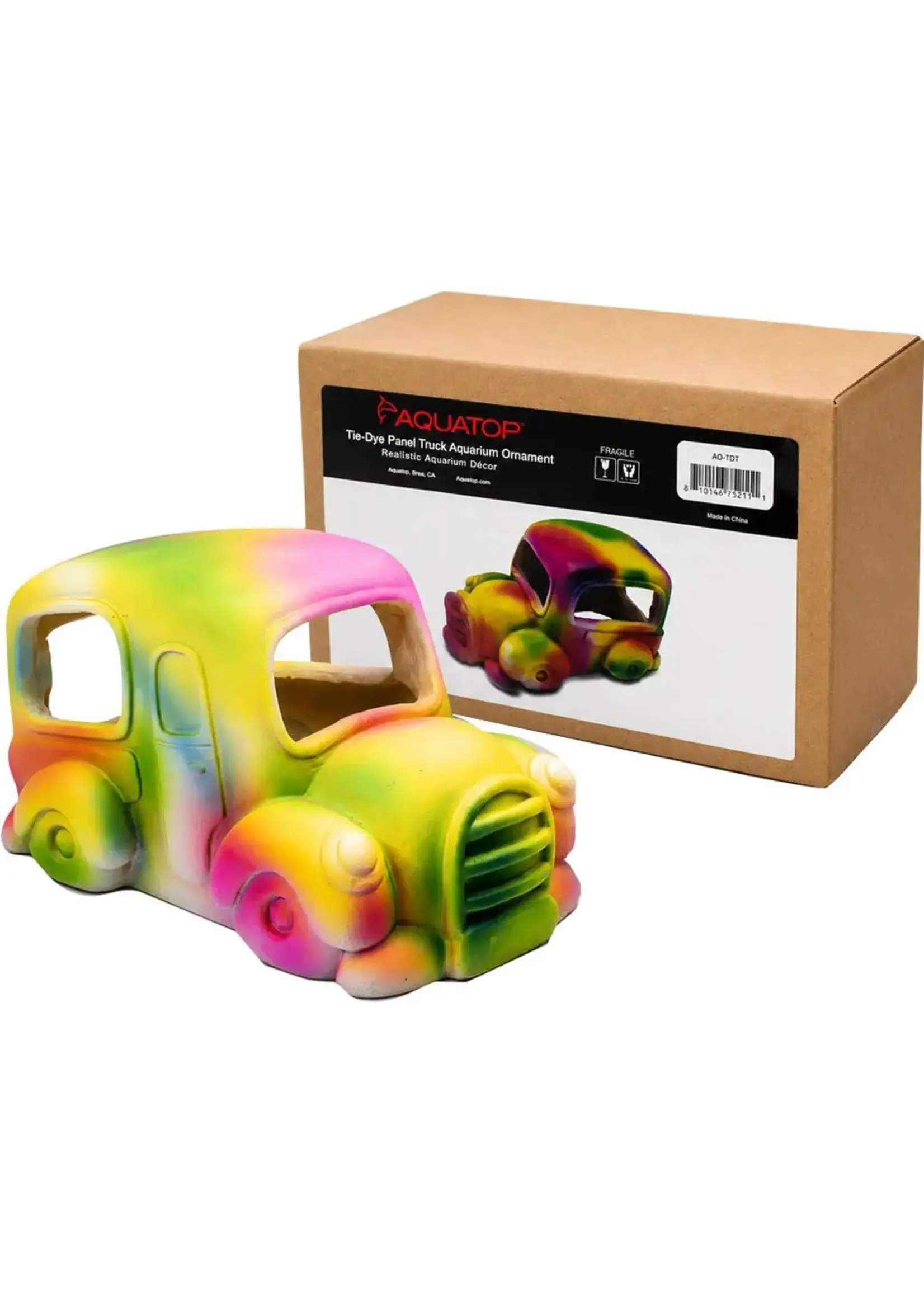 Aquatop TIE DYE PANEL TRUCK ORNAMENT
