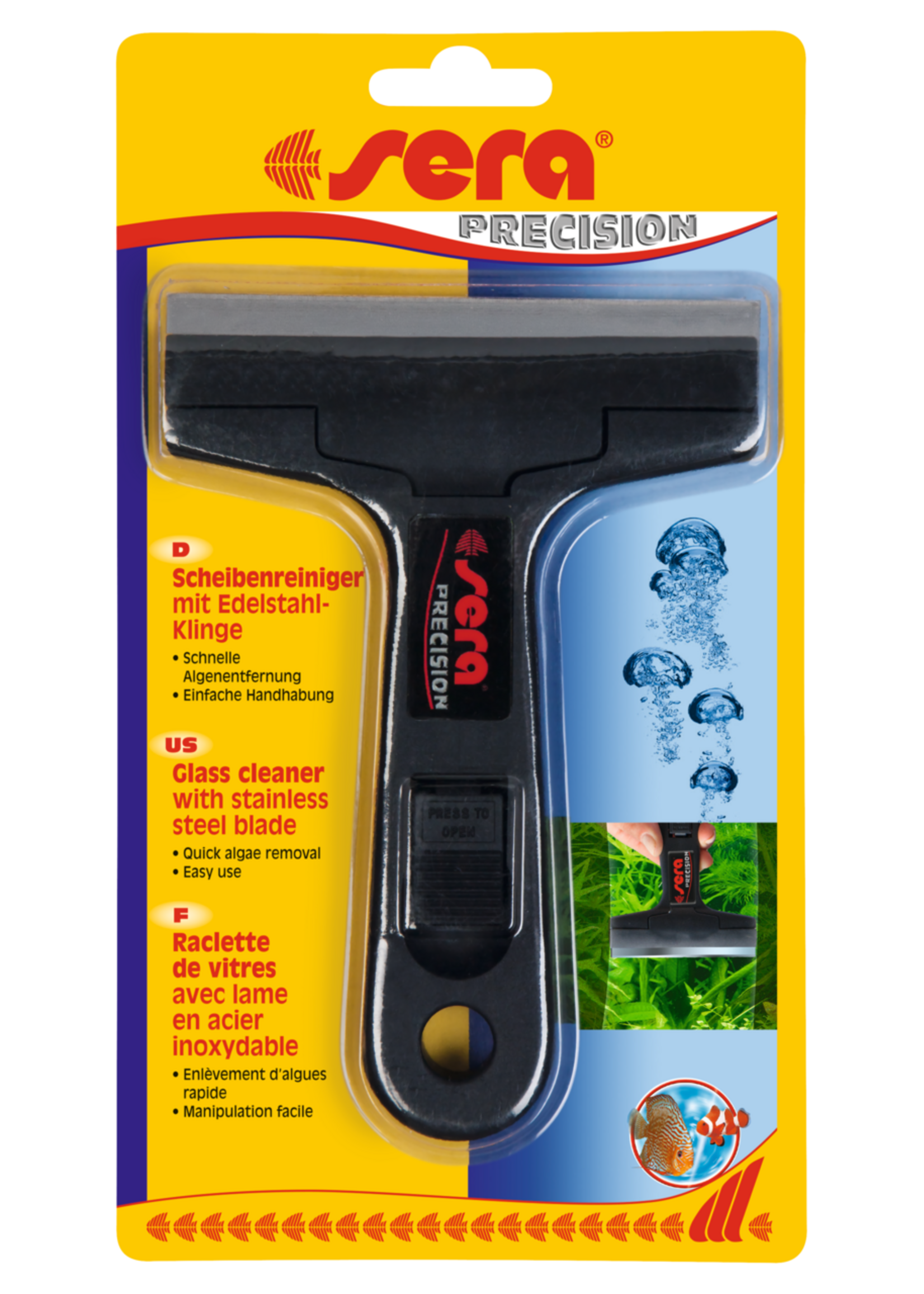 Sera GLASS CLEANER WITH STAINLESS STEEL BLADES