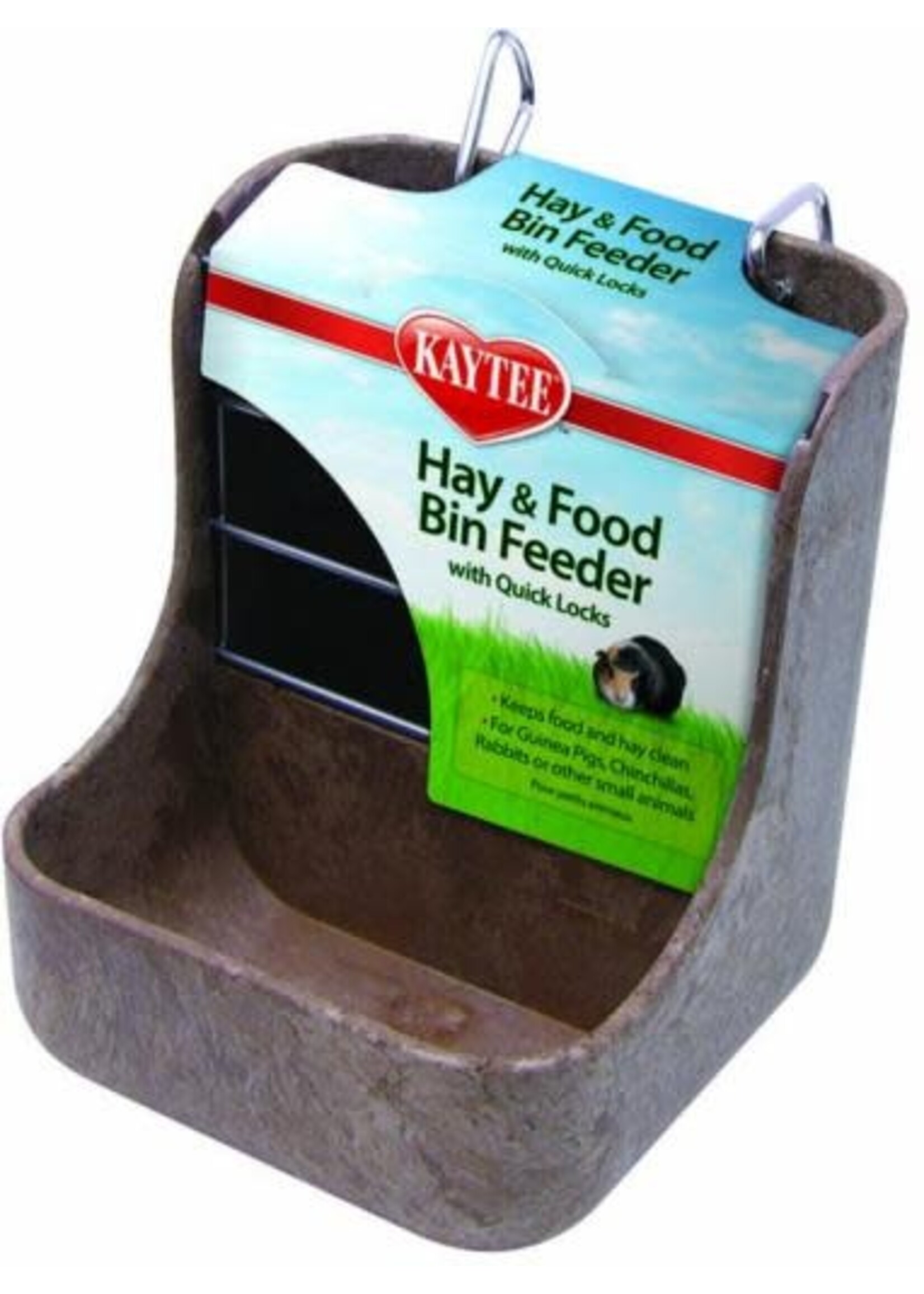 KAYTEE HAY & FOOD BIN FEEDER