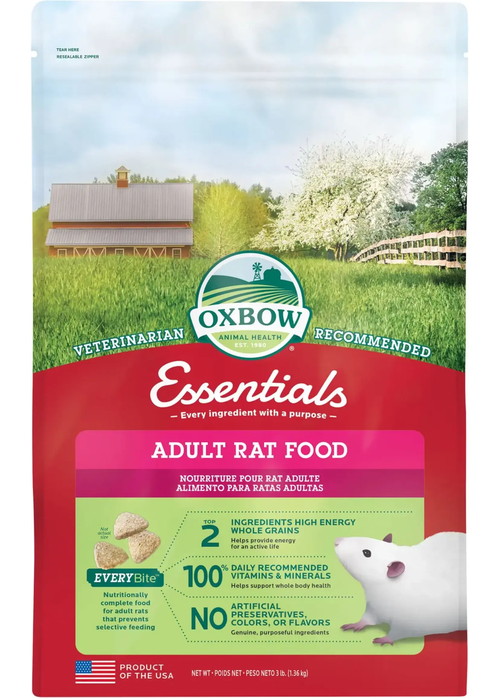 ADULT RAT FOOD 3 LB