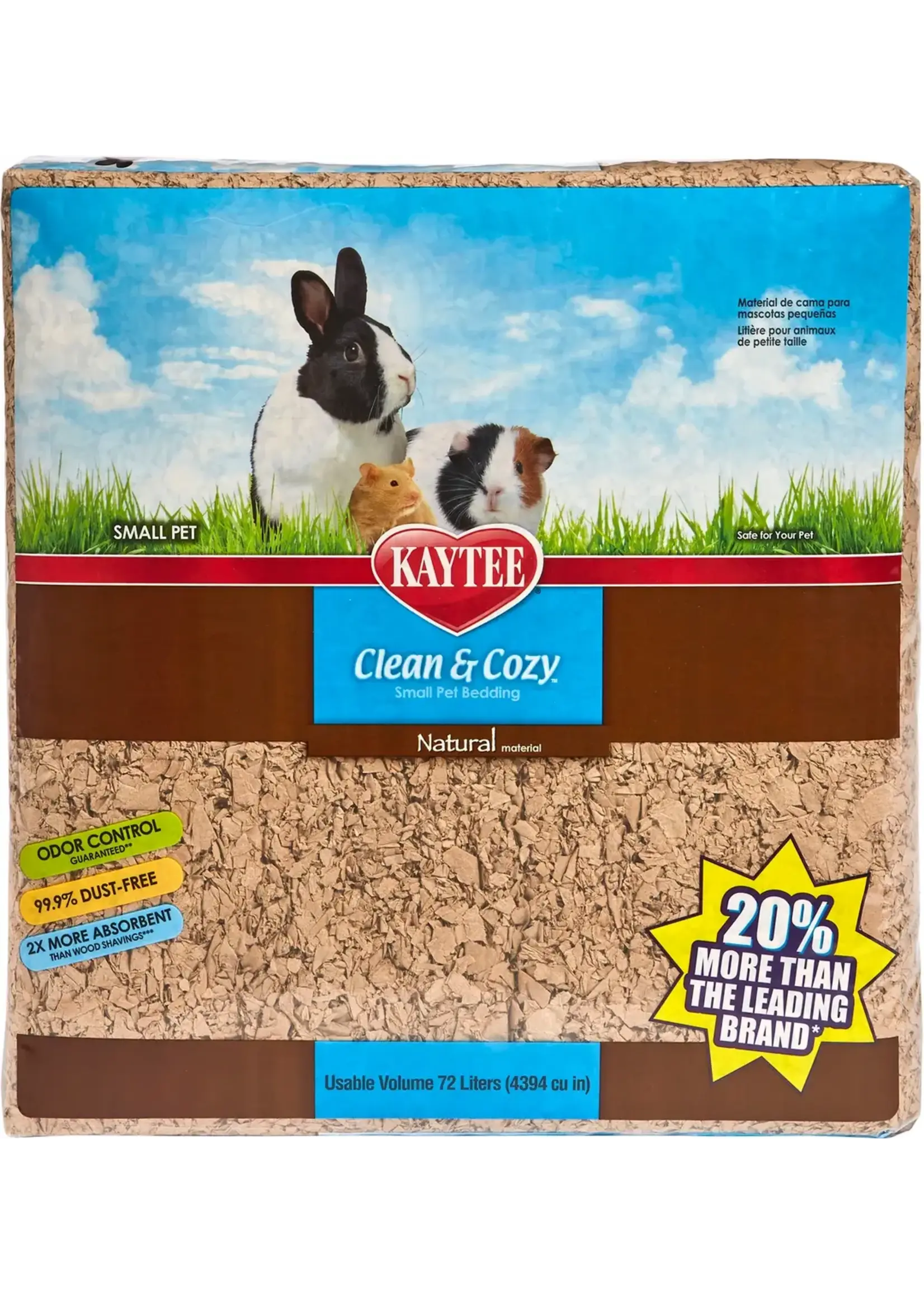 BEEDING CLEAN COZY NATURAL 72 L