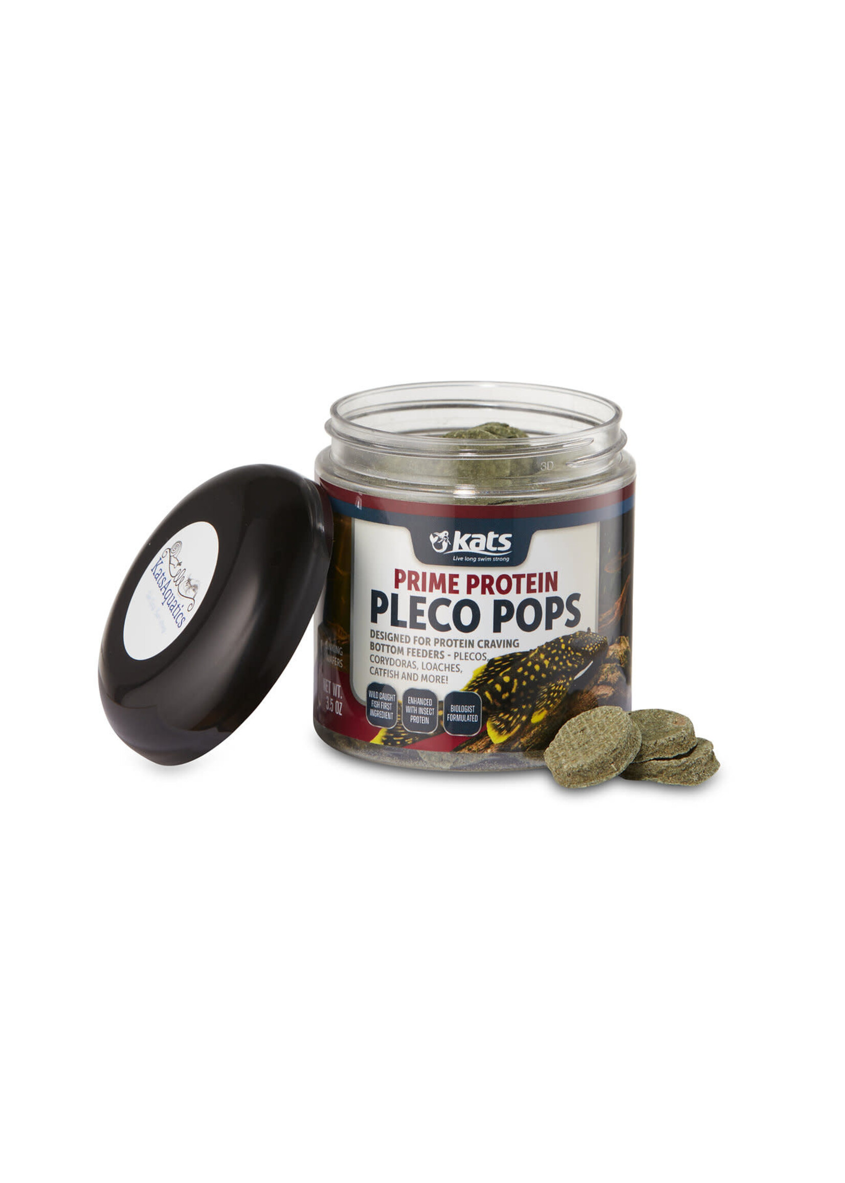 KatsAquatics PLECO POPS PRIME PROTEIN 3.50 OZ