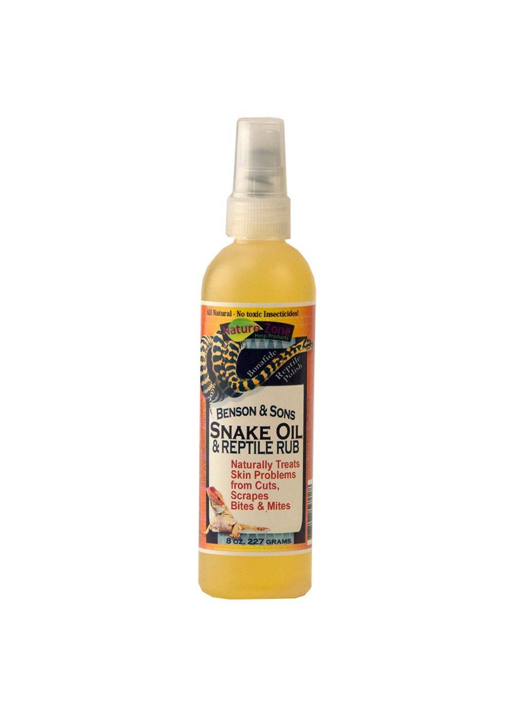 Nature Zone BENSON & SONS SNAKE OIL REPTILE RUB 8OZ