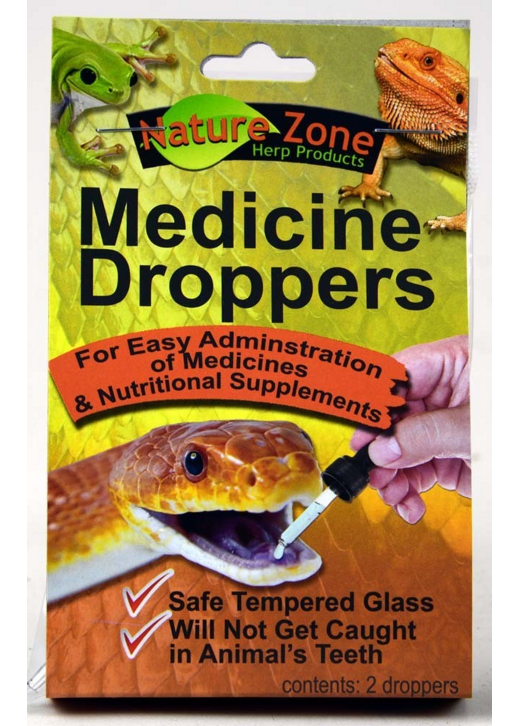 Nature Zone MEDICINE DROPPER 2PK