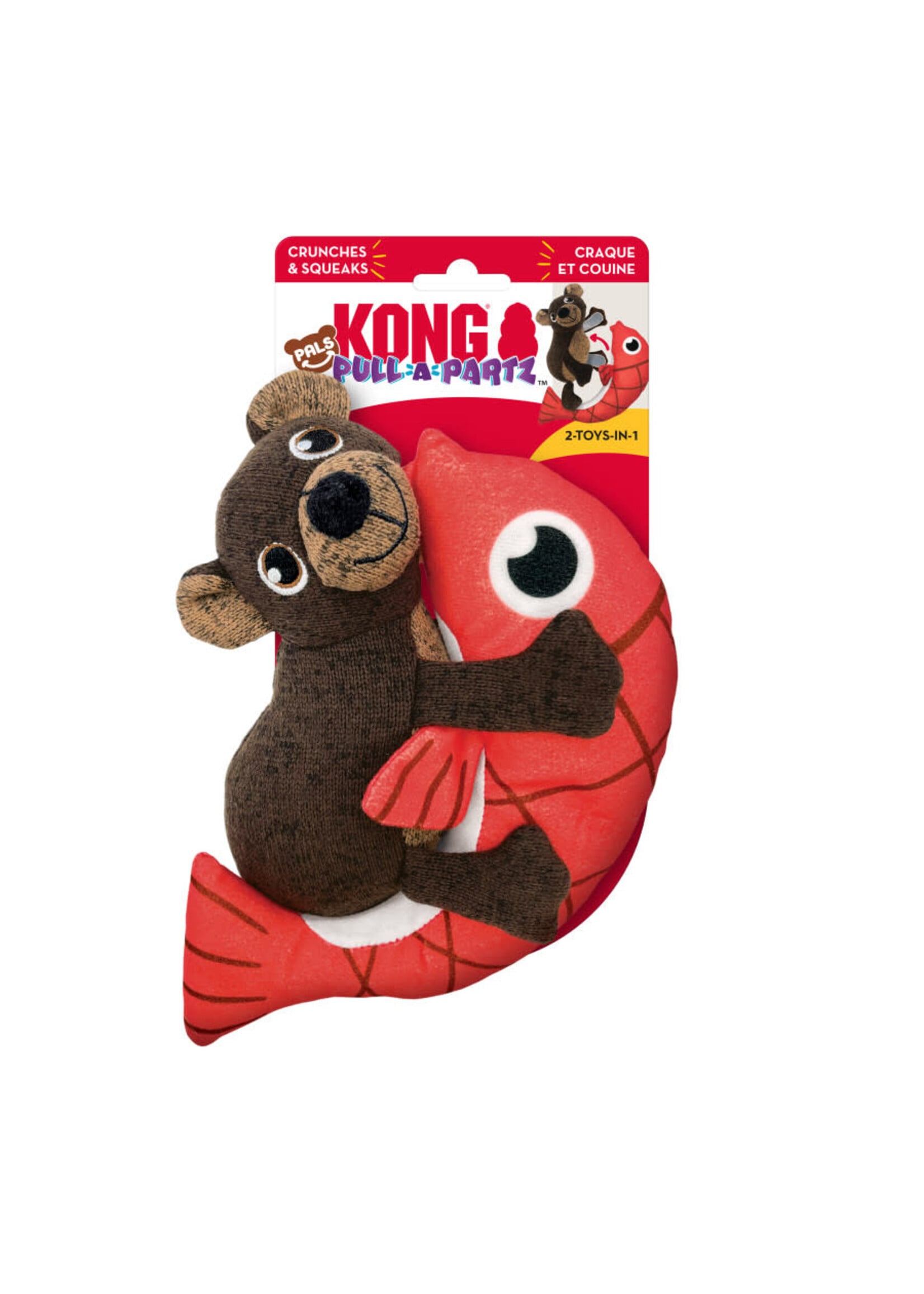 Kong TOY PULL A PARTZ BEAR MD