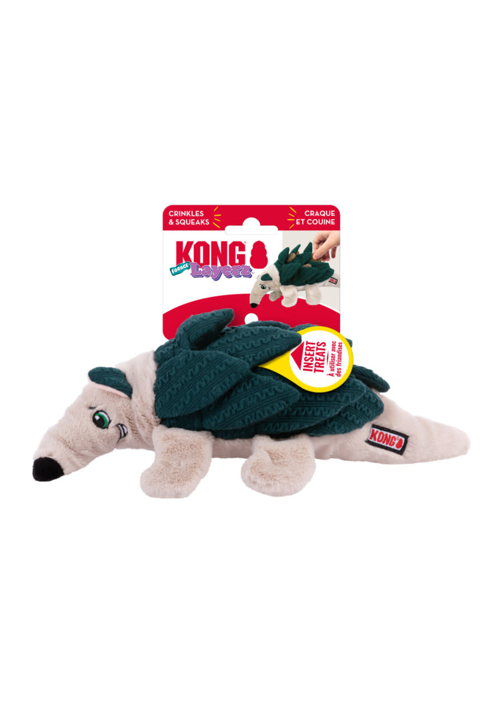 Kong LAYERZ DOG TOY ARMADILLO MD
