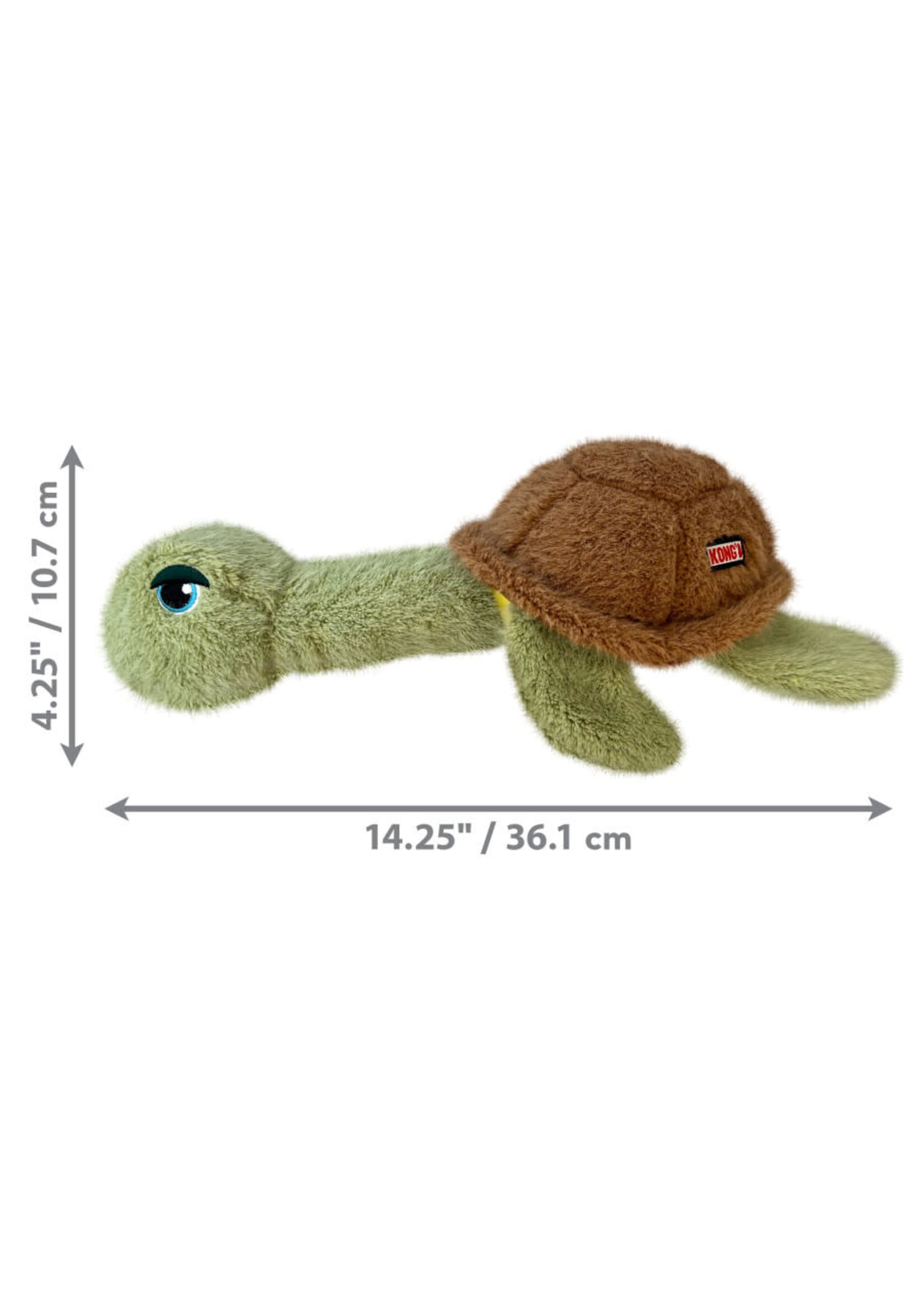 Kong SCRUFFS TURTLE DOG TOY MD