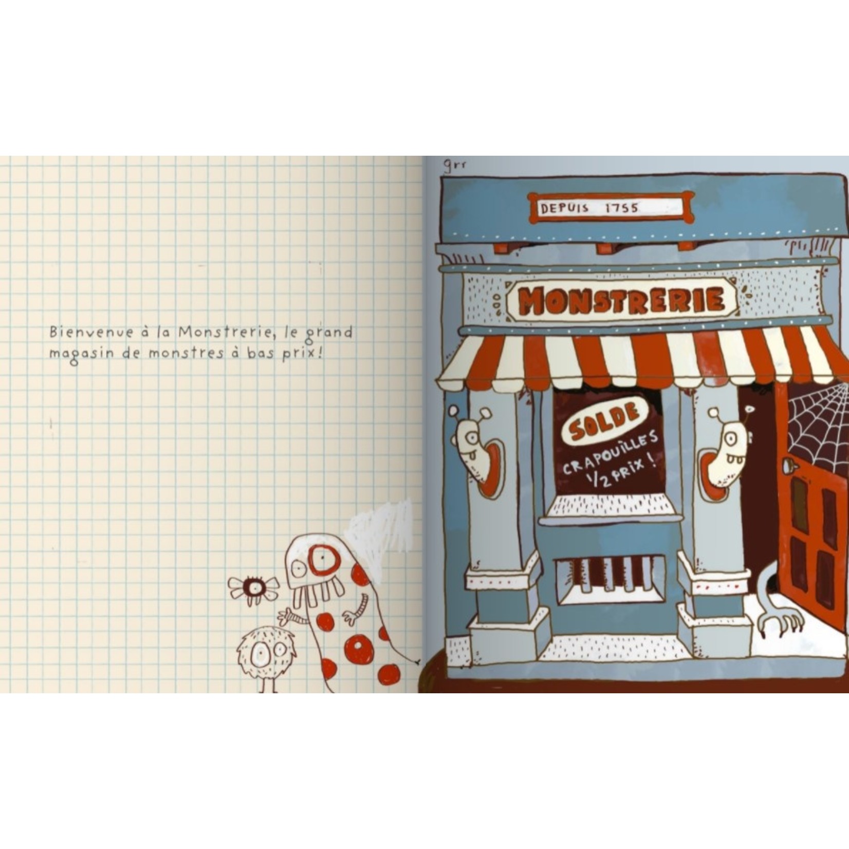 Les 400 Coups (Éditions) EDITIONS LES 400 COUPS - La Monstrerie - Élise Gravel