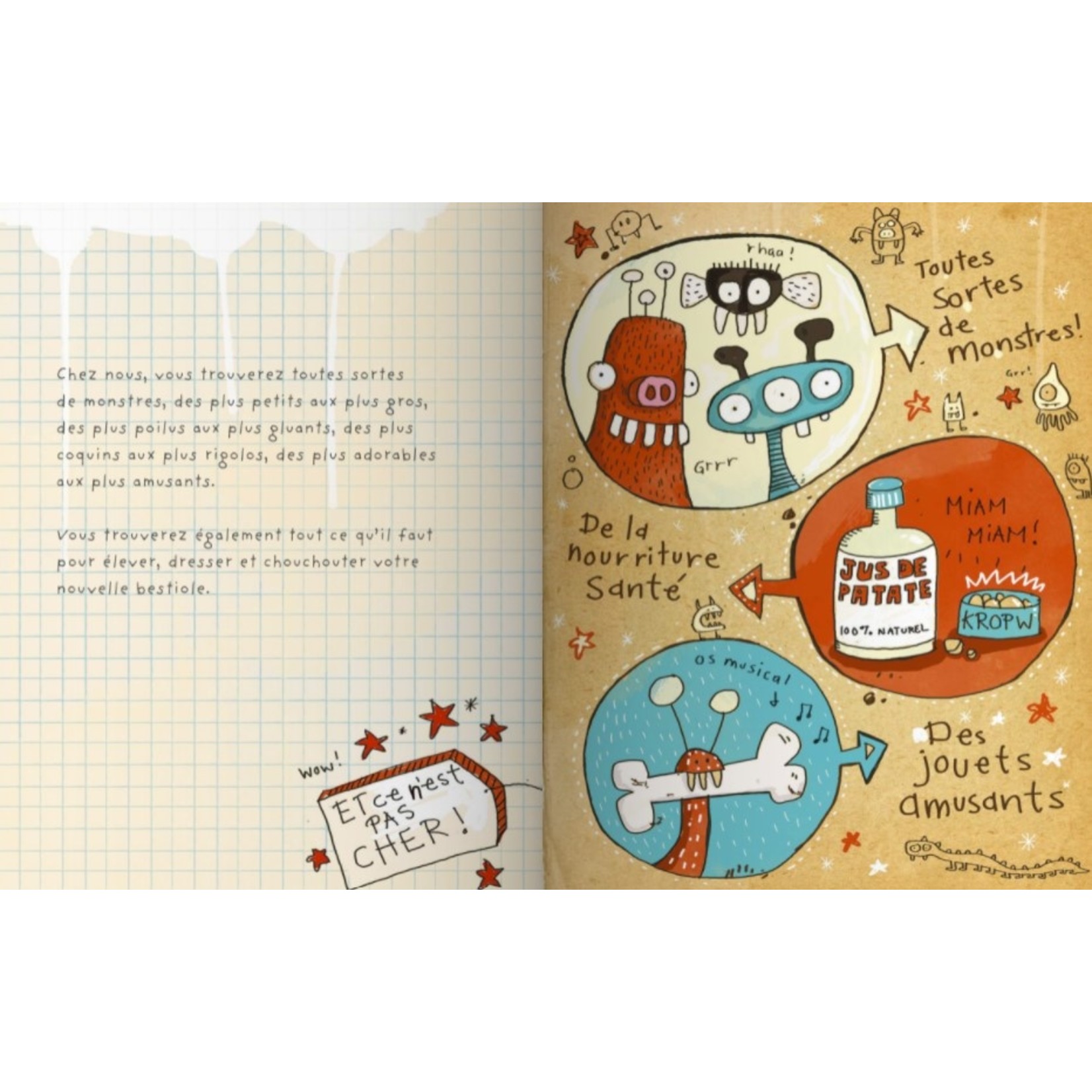 Les 400 Coups (Éditions) EDITIONS LES 400 COUPS - La Monstrerie - Élise Gravel