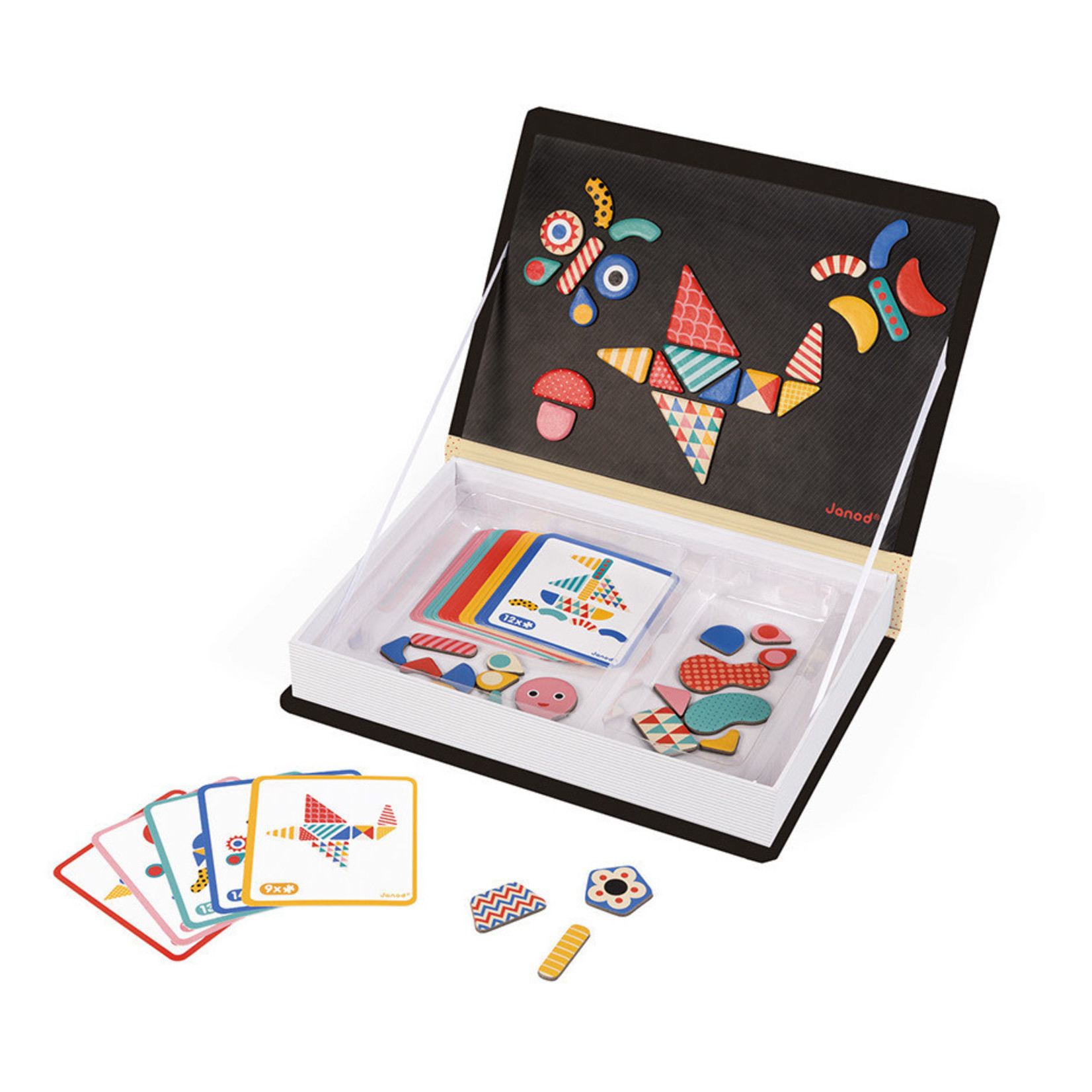 Janod JANOD - Magnéti'book 'Moduloform' - 43 magnets / 30 cartes