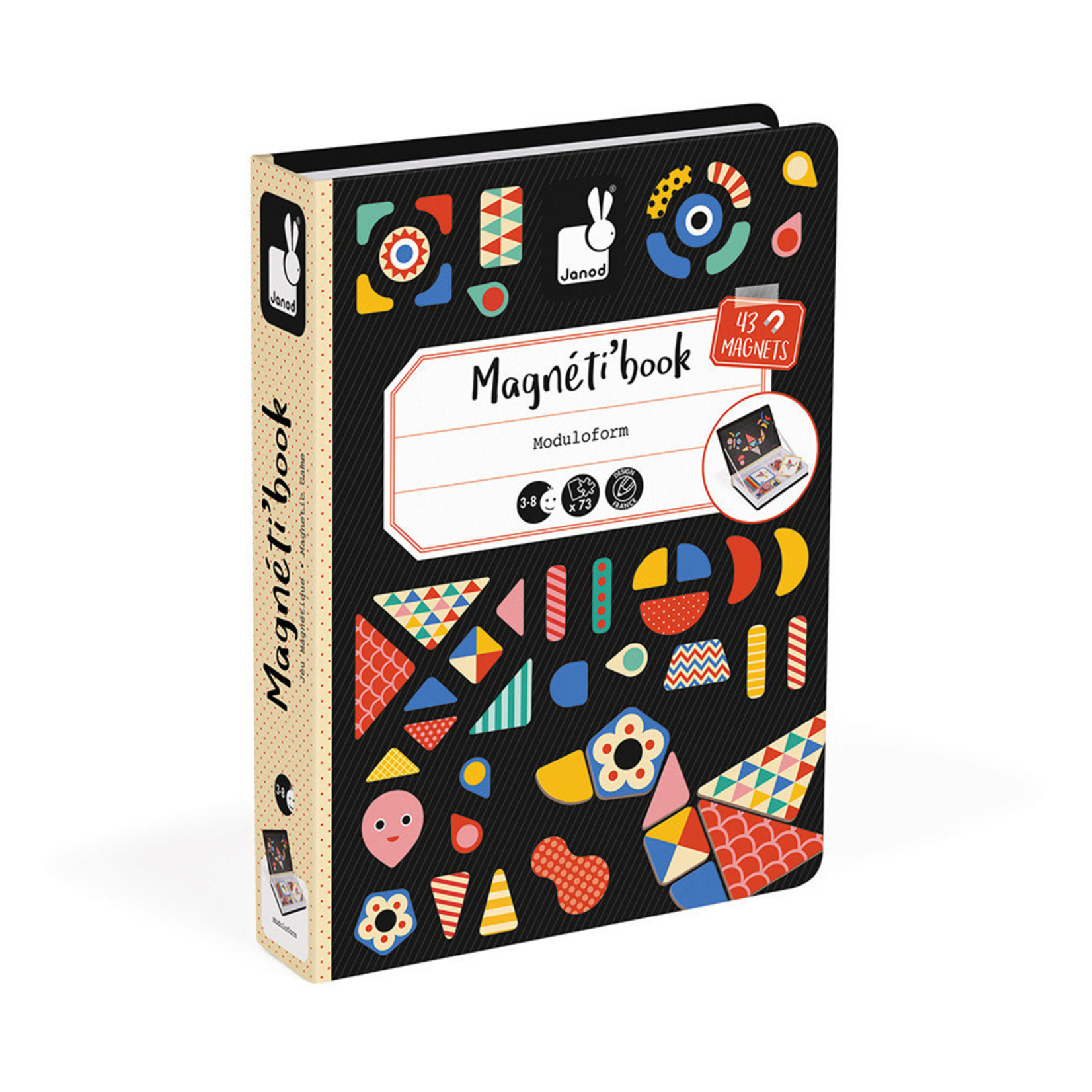 Janod JANOD - 'Moduloform' Magneti'book- 43 Magnets / 30 Cards