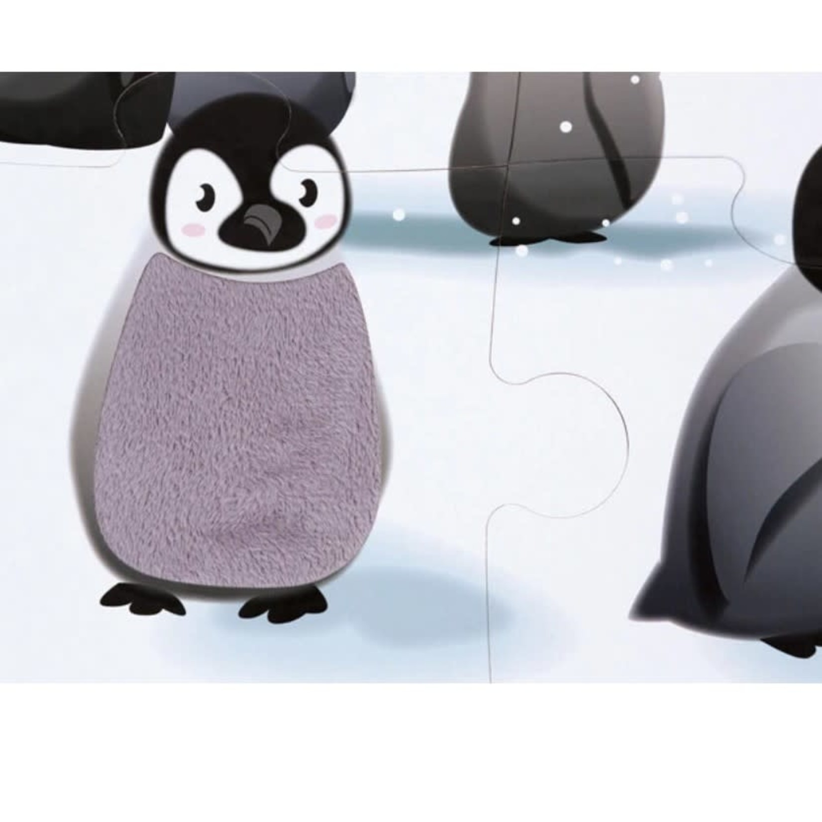 Janod JANOD - Tactile puzzle 'Life on ice' - 20 pieces