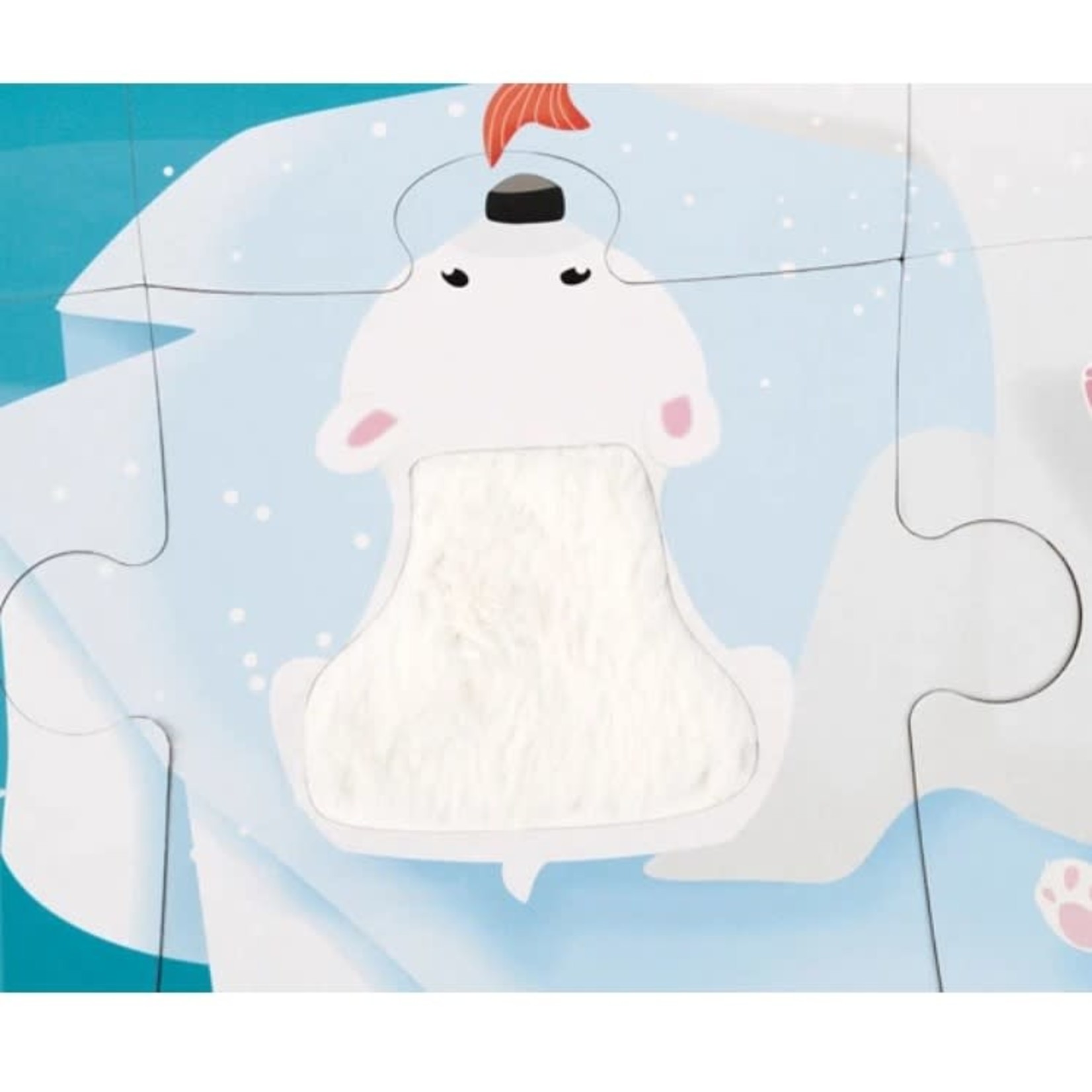 Janod JANOD - Tactile puzzle 'Life on ice' - 20 pieces