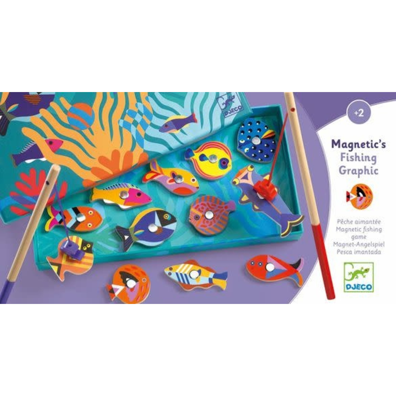 Djeco DJECO - Jeu de pêche aimantée 'Graphic'