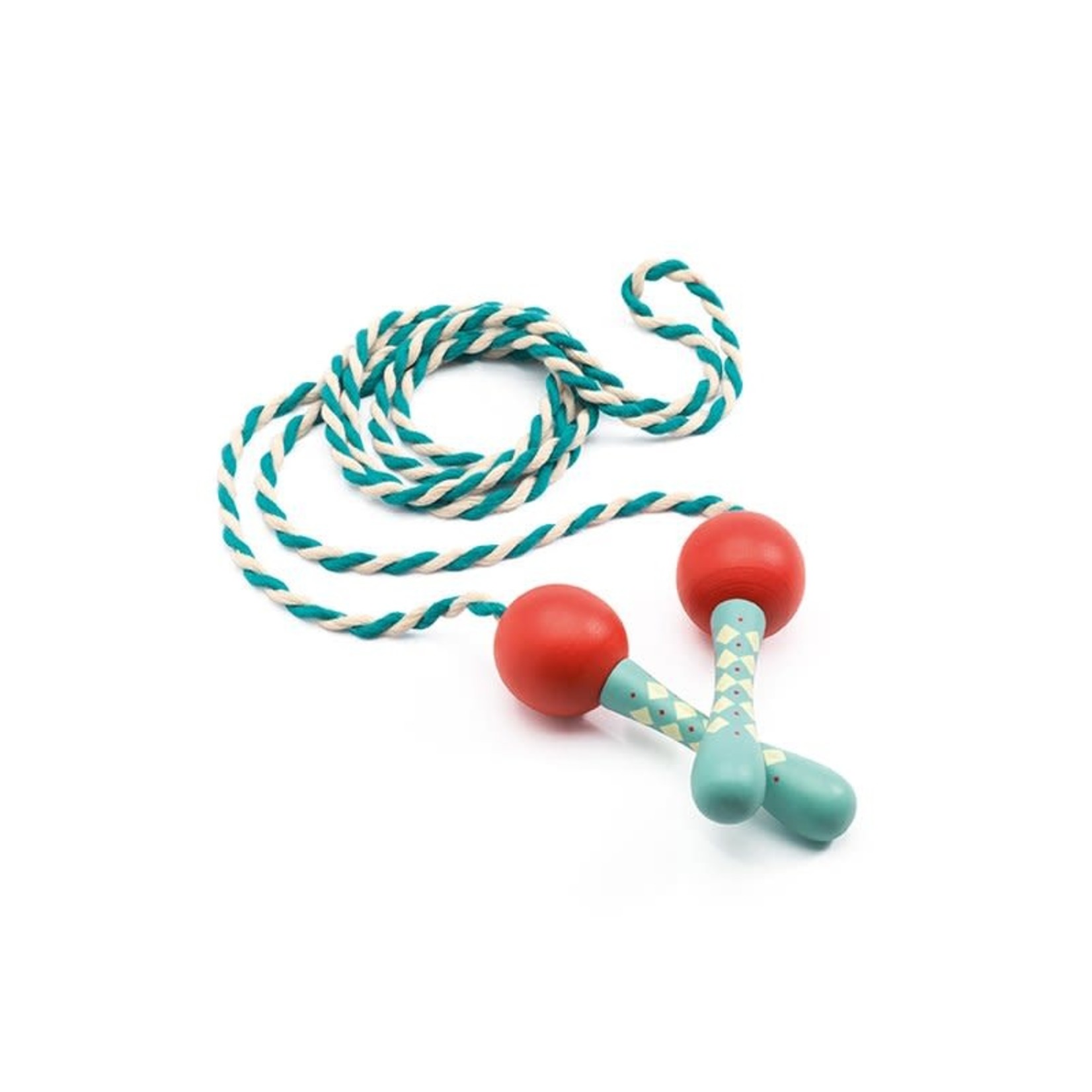 Djeco DJECO - Turquoise/red skipping rope 'Rosita'