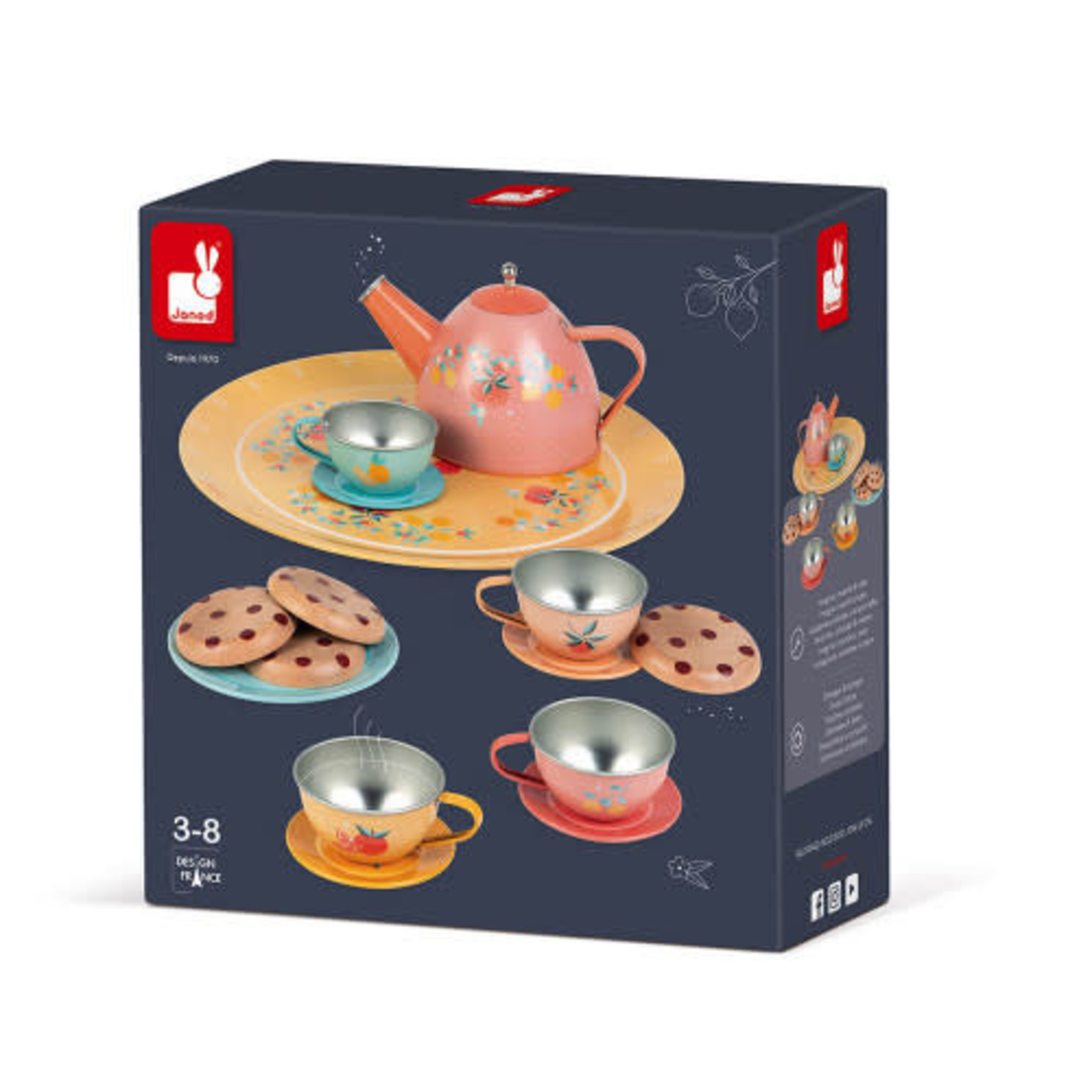 Janod Metal Tea Set Janod Metal Tea Set