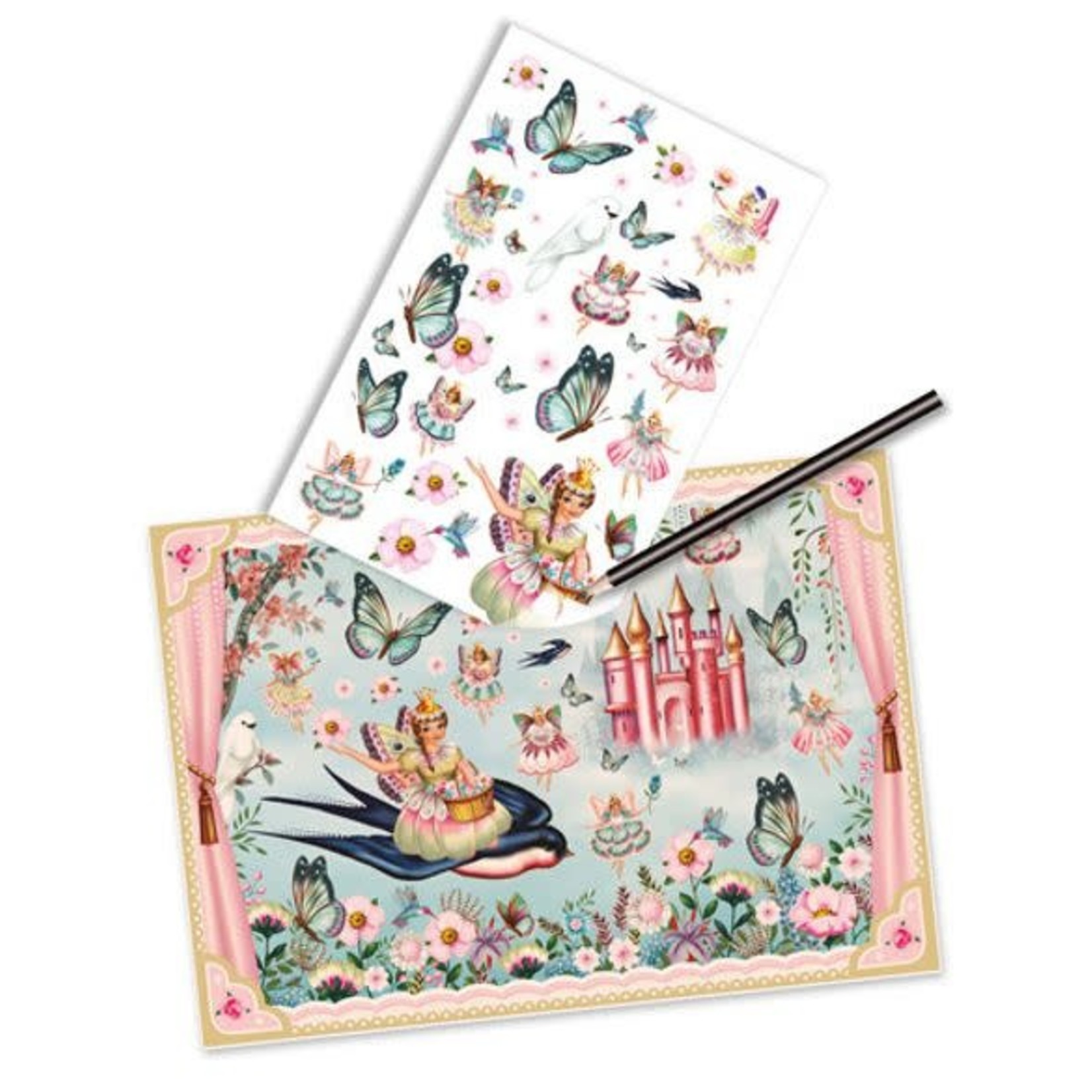 Djeco DJECO - 90 decals 'FairyLand'