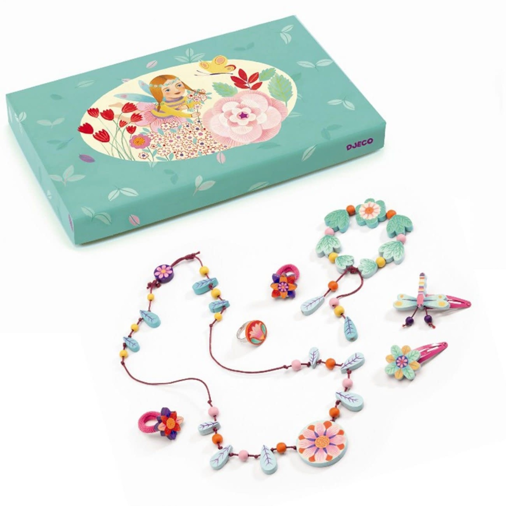 Djeco DJECO - Jewelry box set 'Flower paradise'